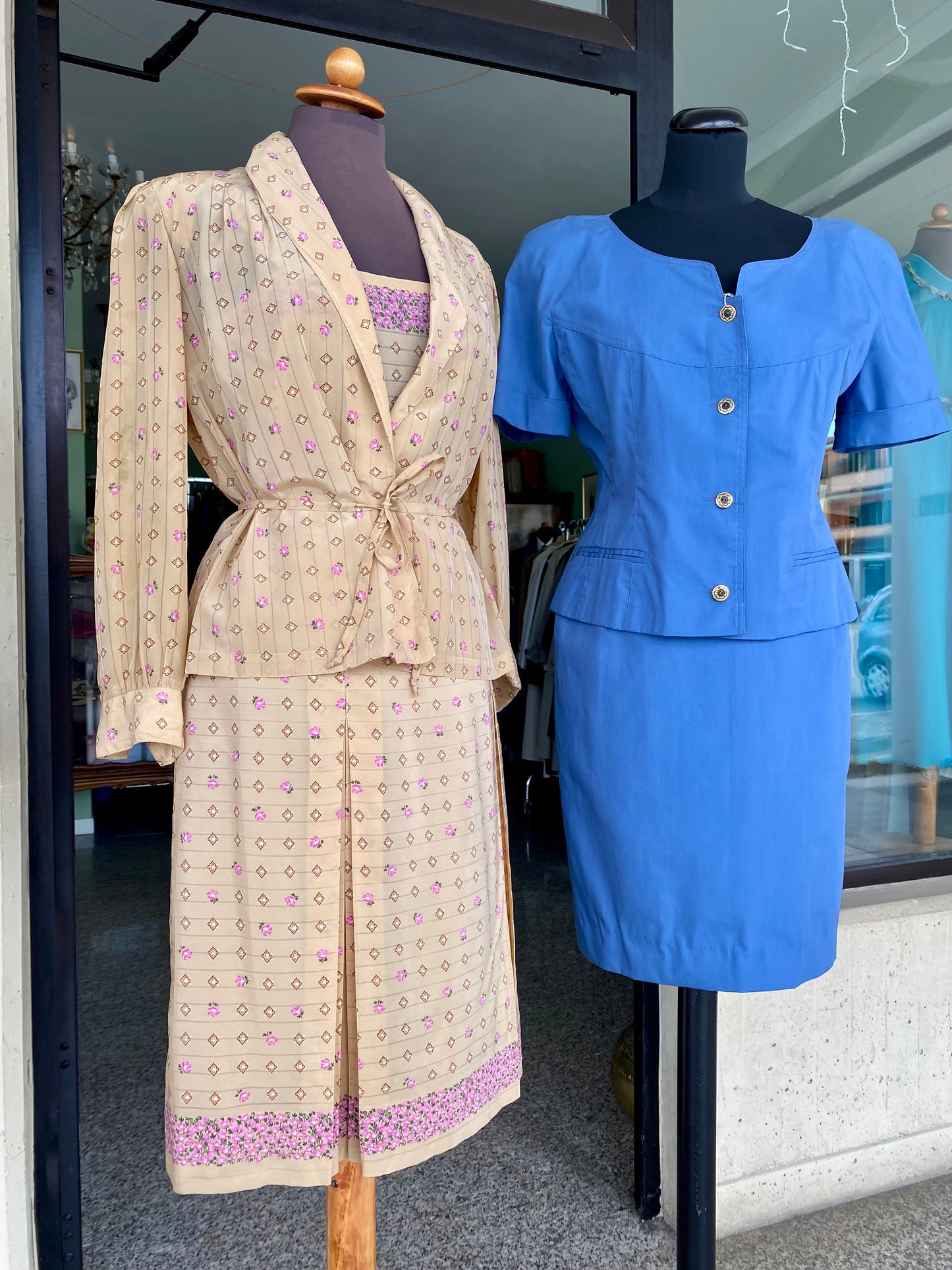 Completo sartoriale 3 pezzi in seta - TG. 44 circa