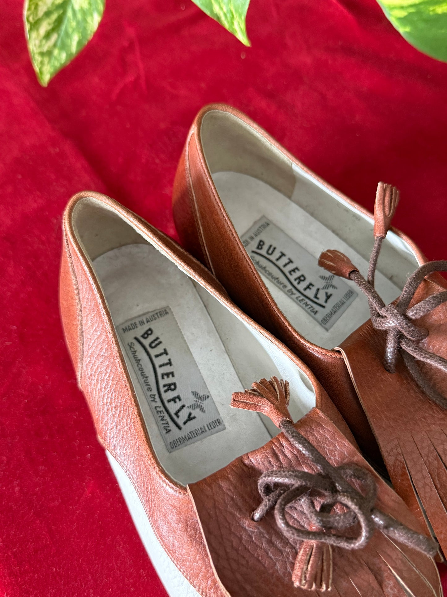 Scarpe bicolore in pelle - NR. 37