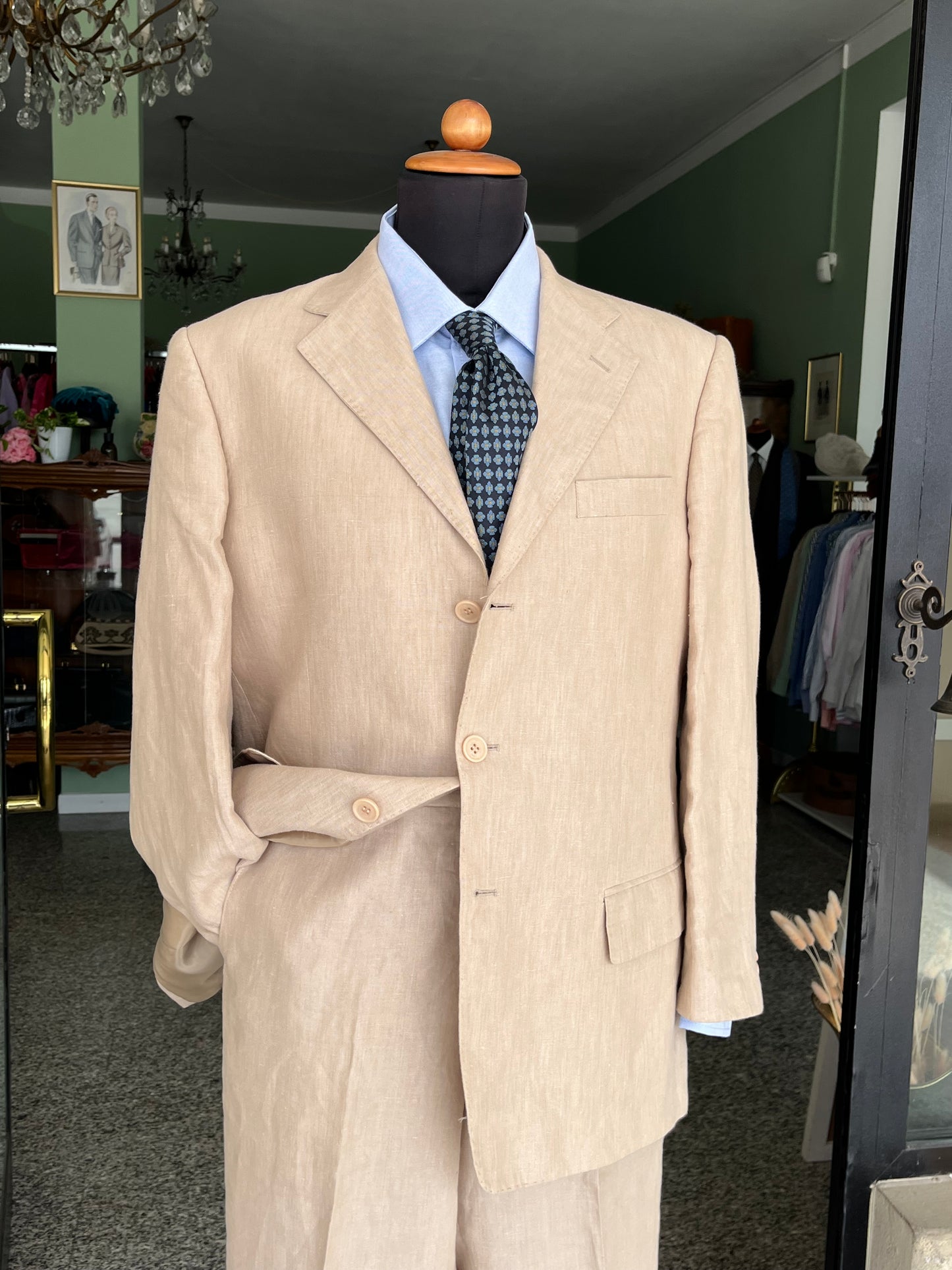 Completo in lino tg. 50