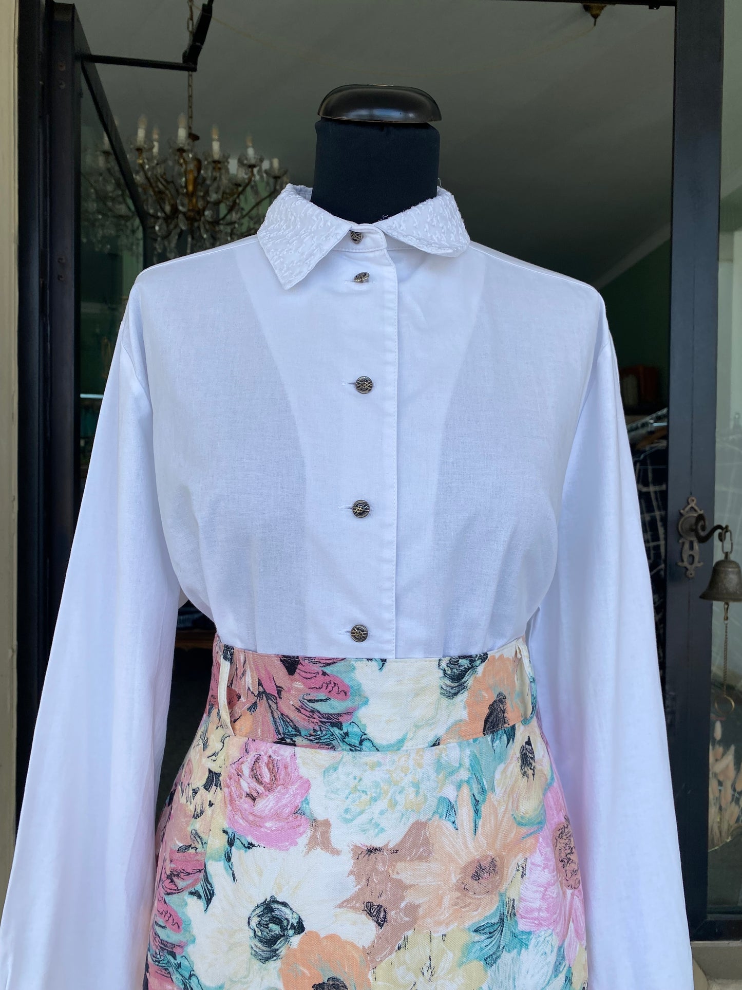 Camicia bianca in cotone - TG. 44