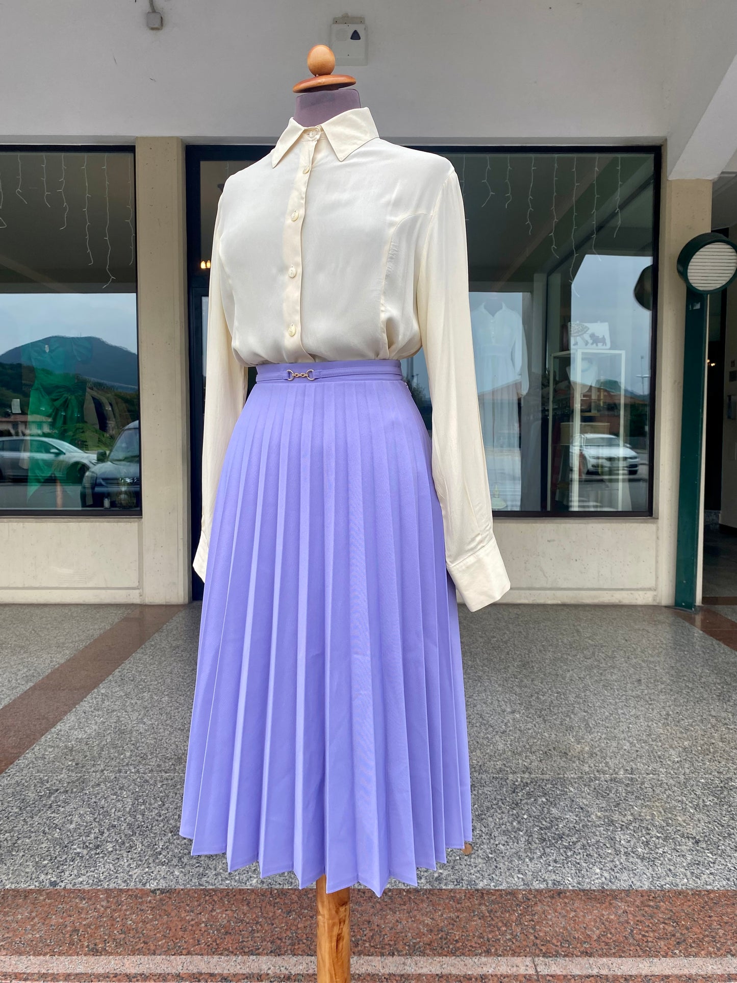 Camicia in seta panna - TG. 38/40