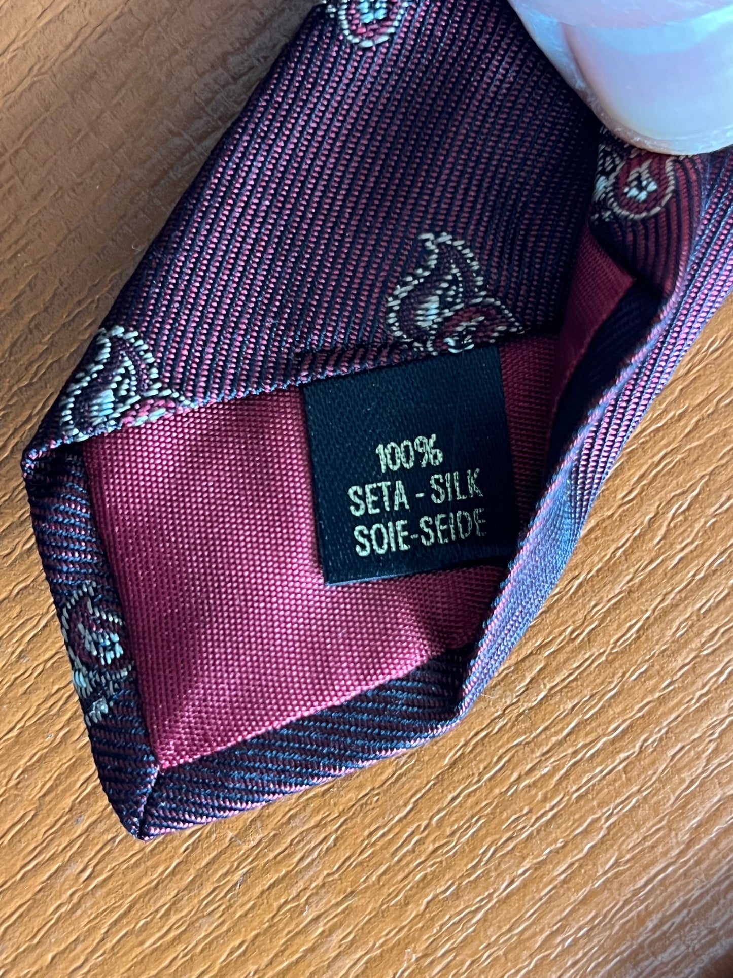 Cravatta anni ‘80 paisley