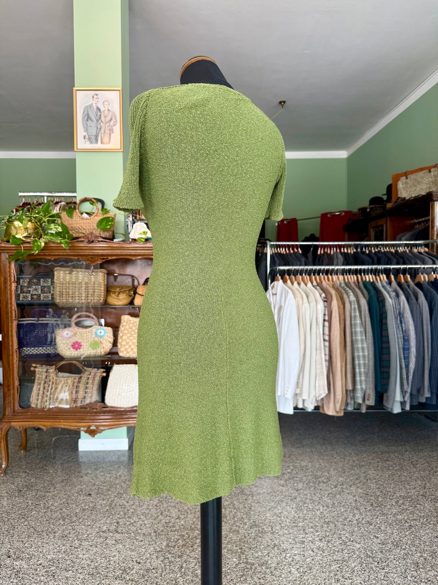 Abito in maglia Jean Blondel Paris – fatto a mano anni ’70 - TG. 36