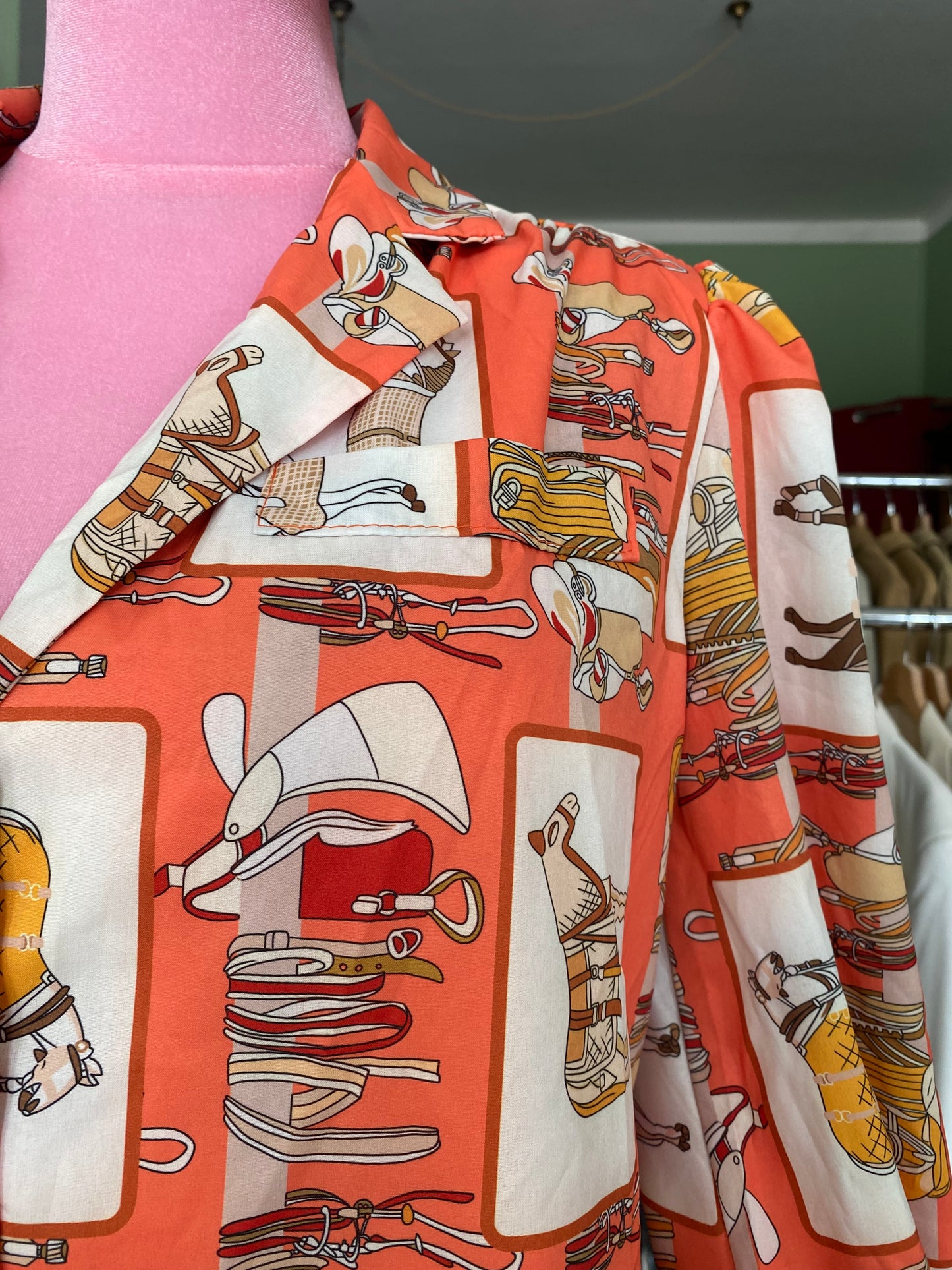 Camicia con cavalli - TG. 44/46/48