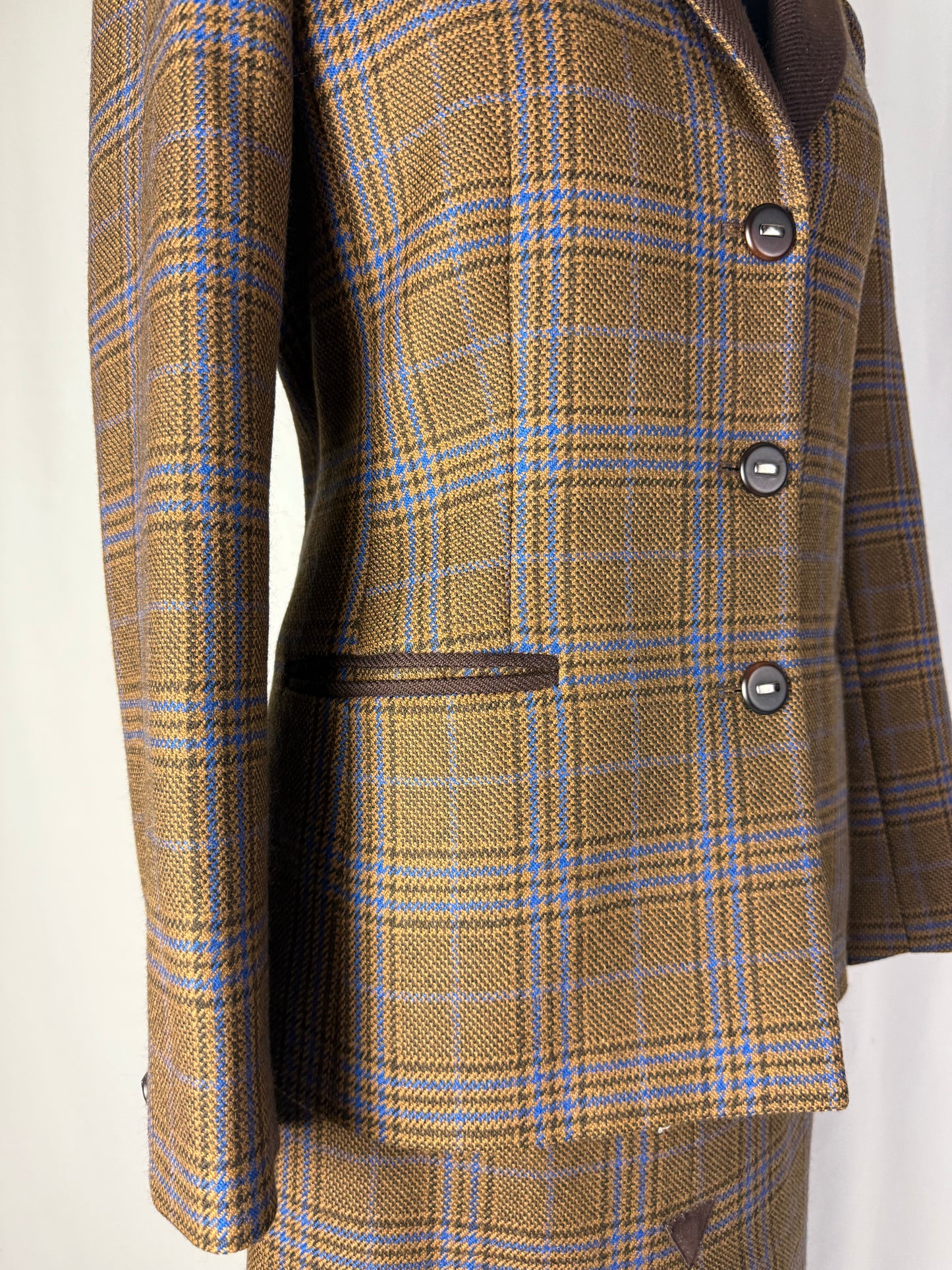 Tailleur anni ’80 power dressing in pura lana - TG. 40