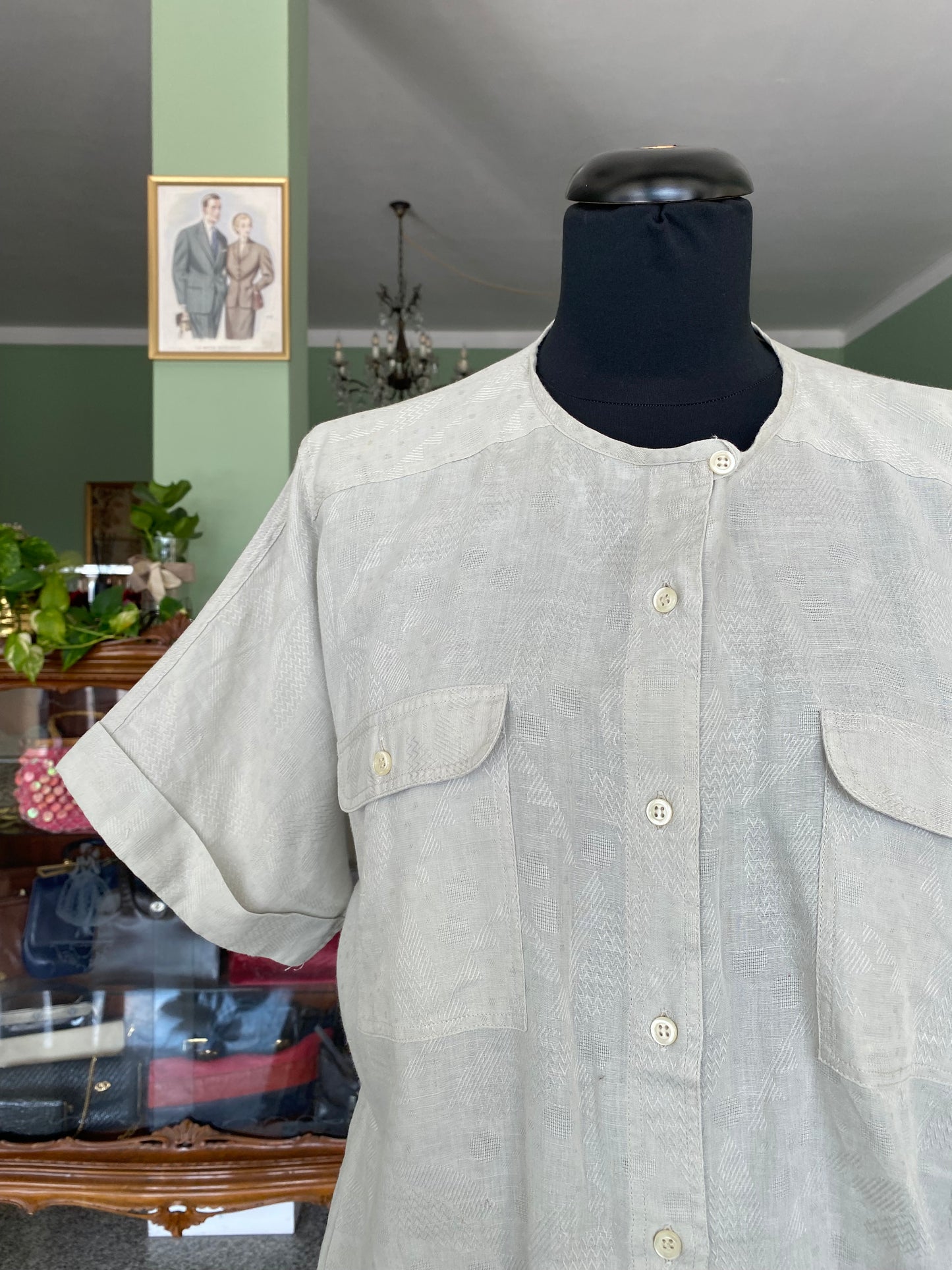 Camicia verde salvia - TG. 42/44