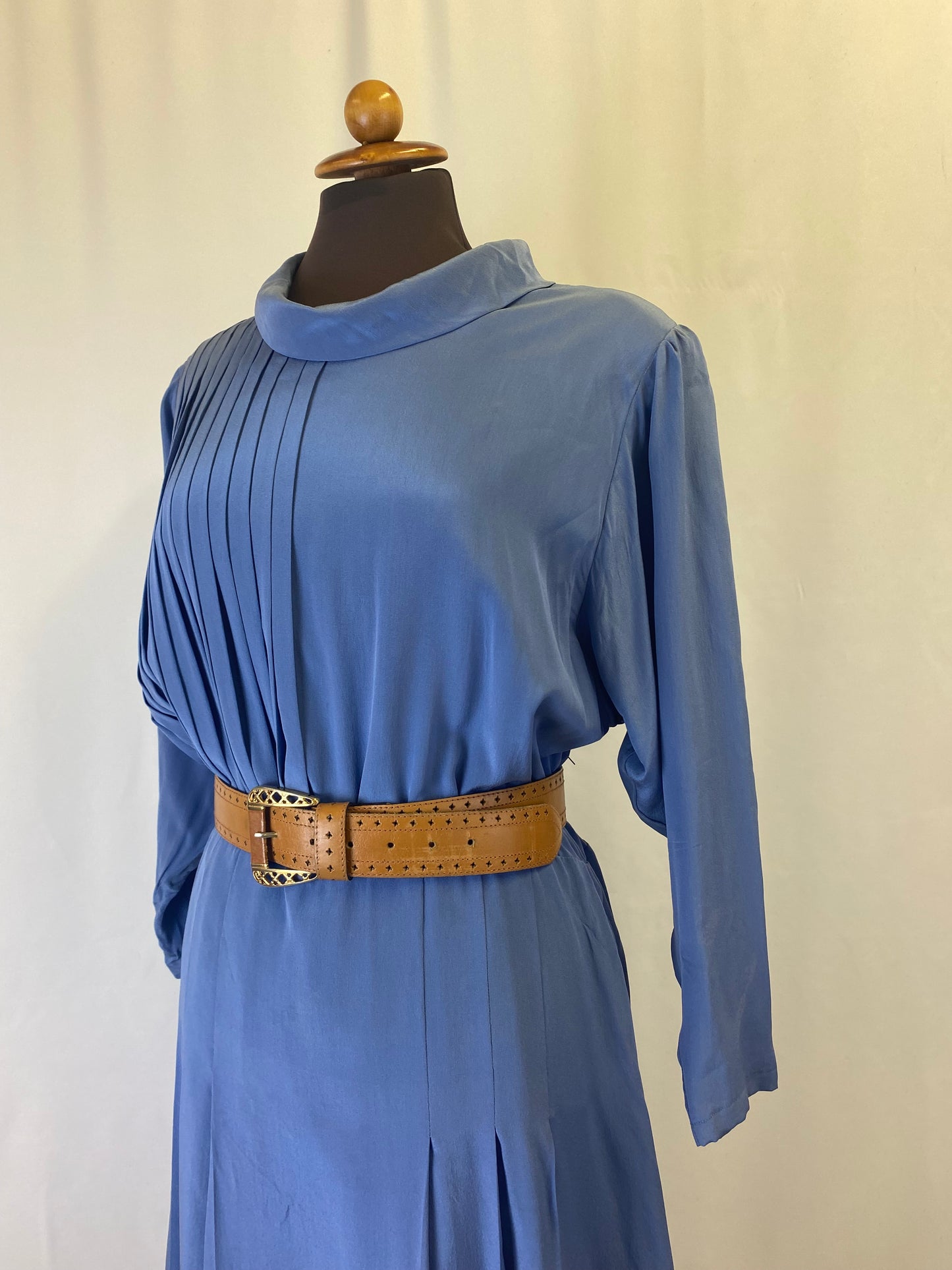 Abito in seta azzurro - TG. 44/46