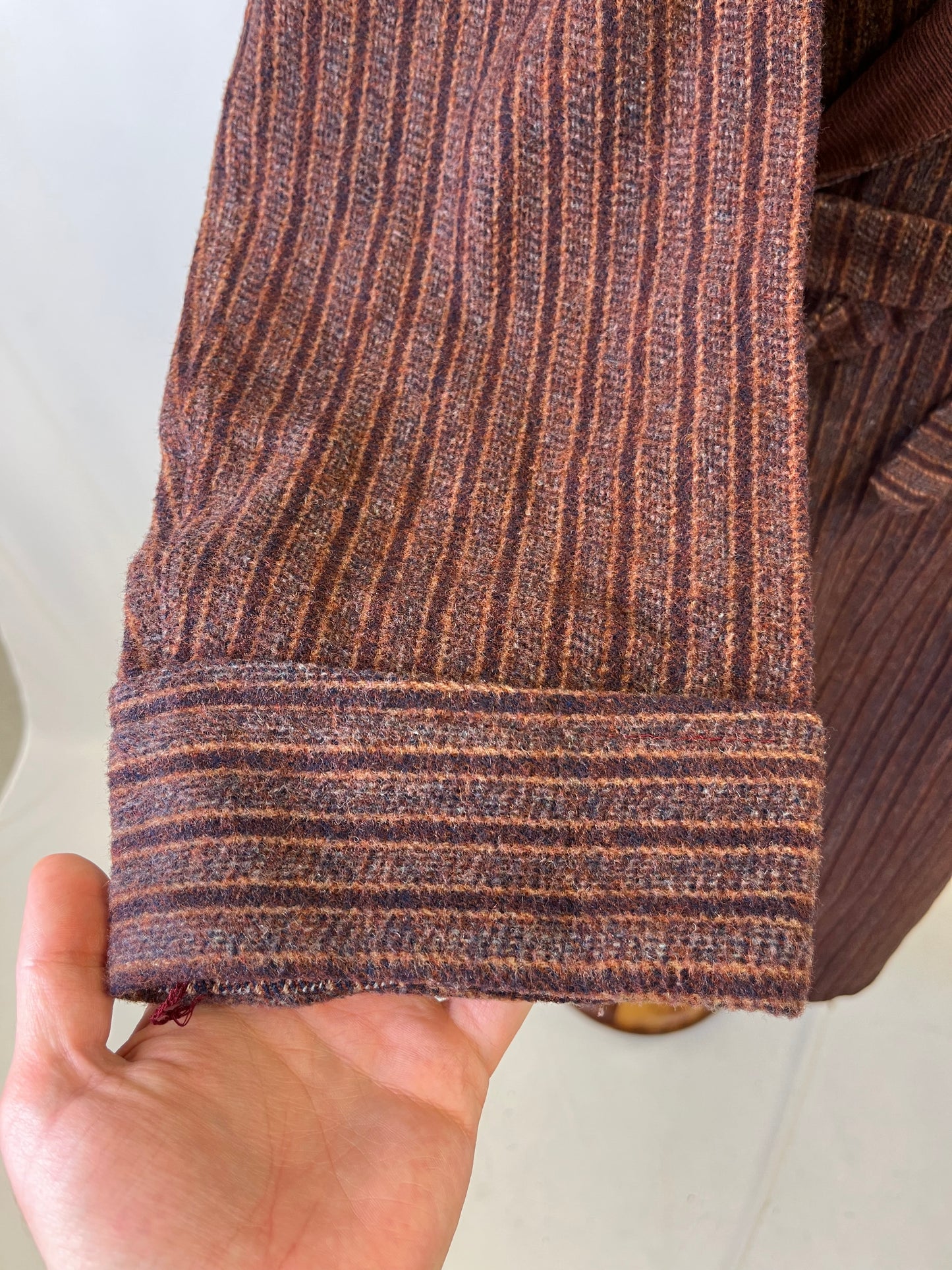 Vestaglia da camera borgoga a righe L-XL