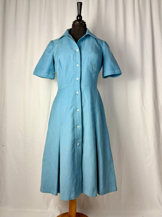 Chemisier azzurro in lana anni ‘60 - TG. 40/42