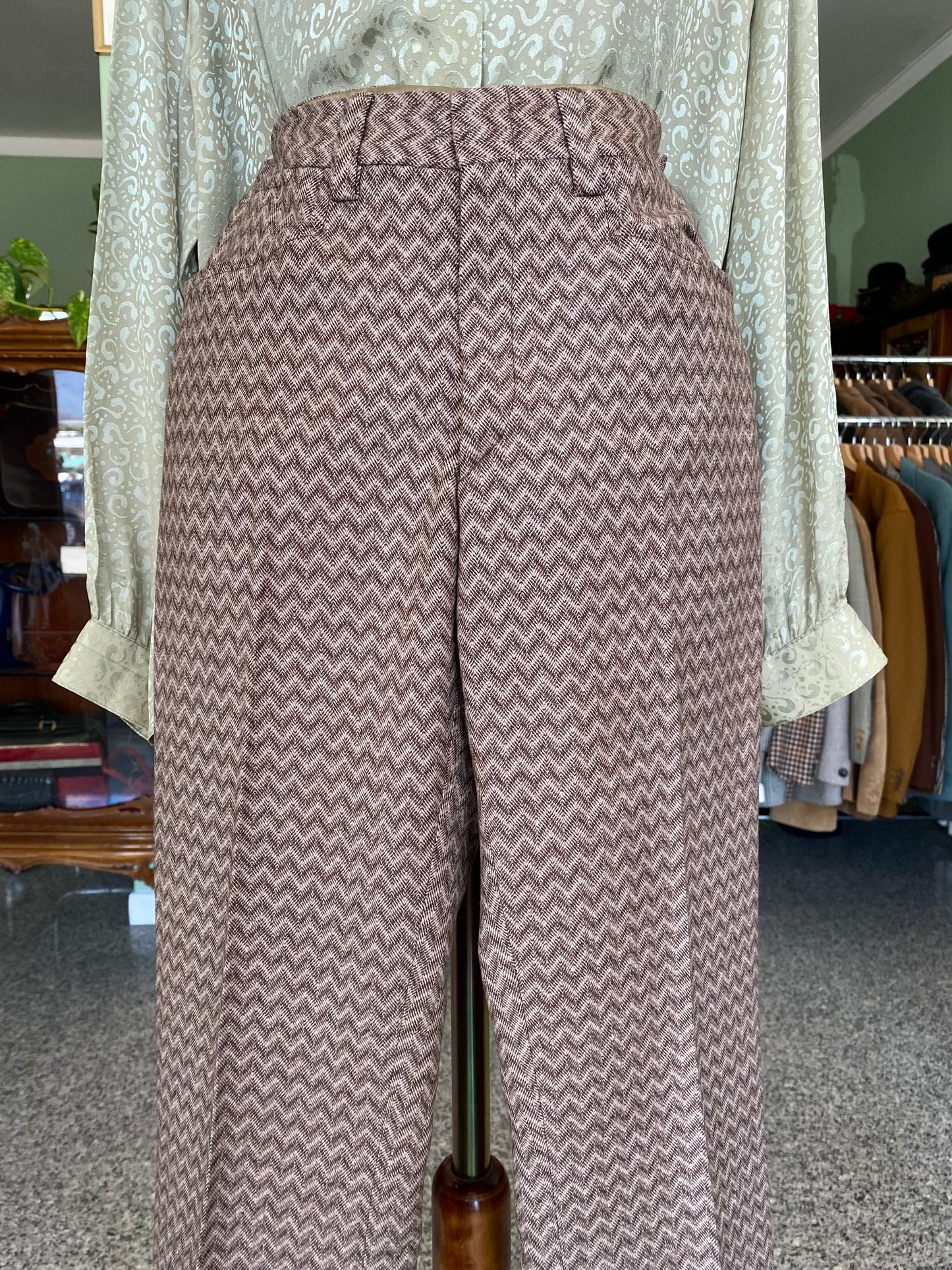 Pantaloni anni ‘70 in Chevron - TG. 36/38