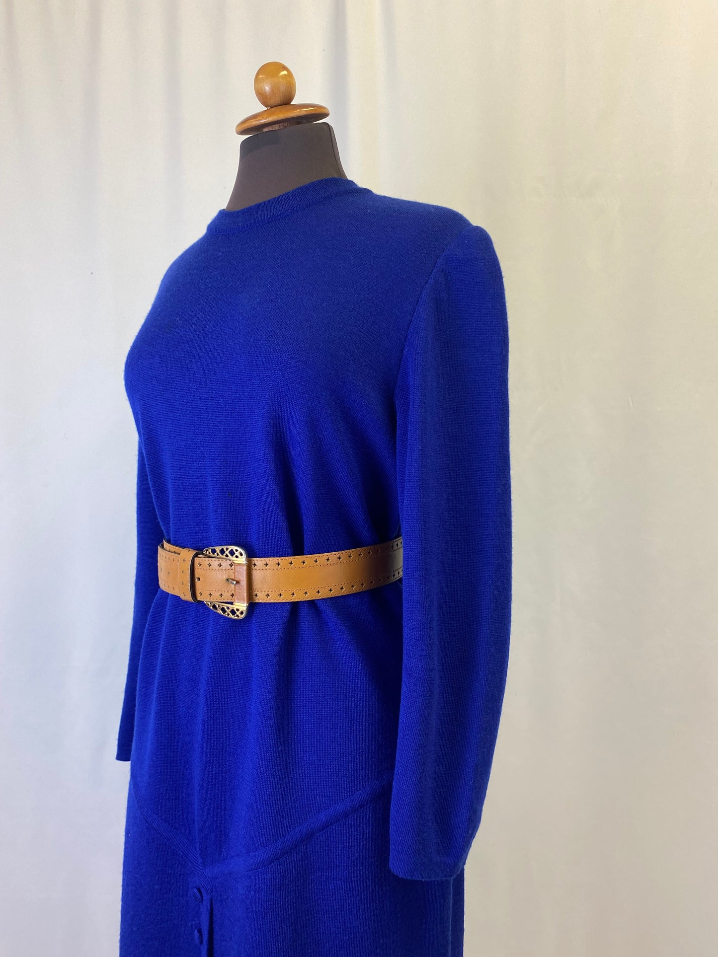 Abito in maglia di lana blu - TG. 46/48/50
