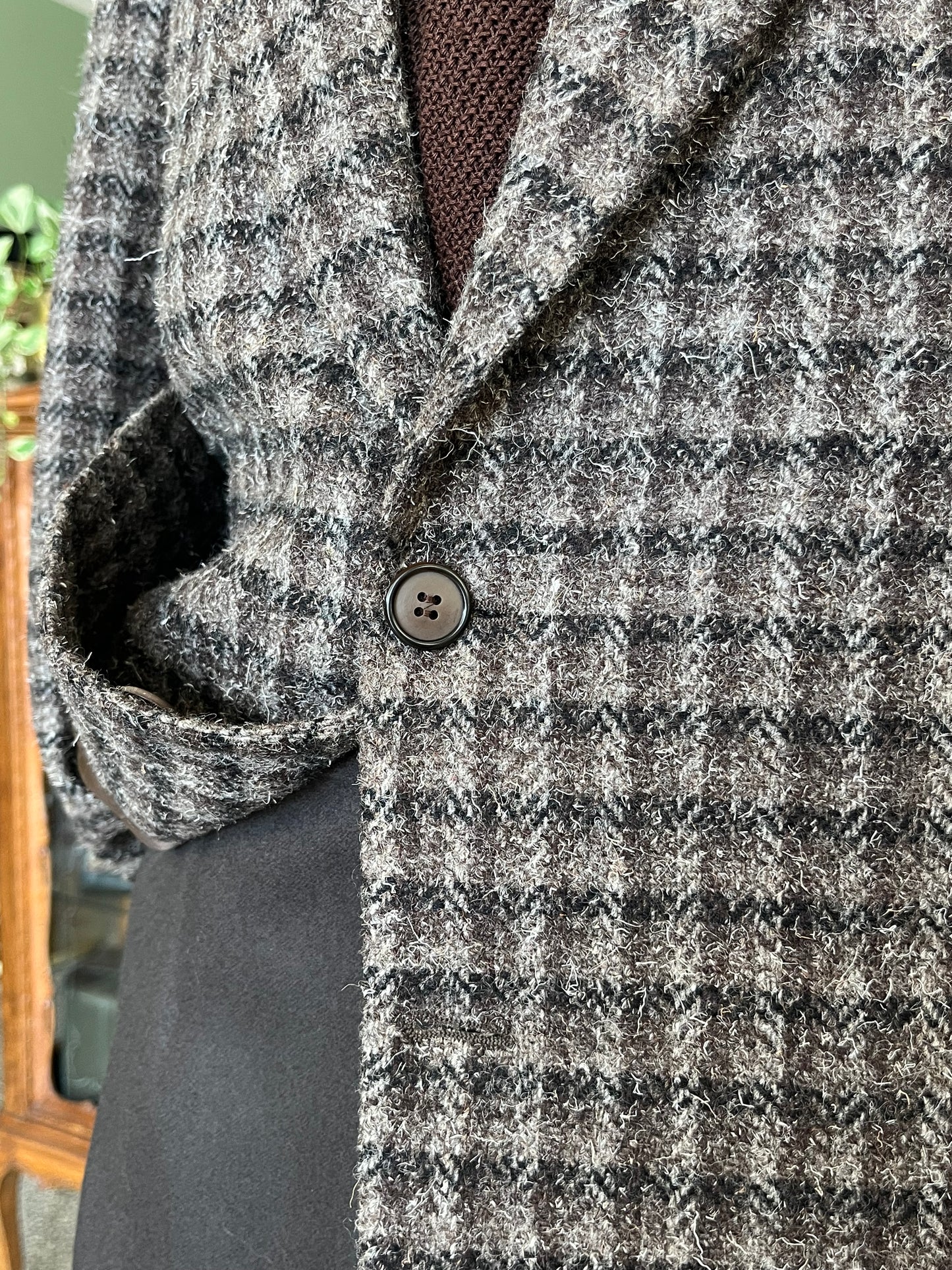 Giacca anni ‘80 tweed tg. 46-48