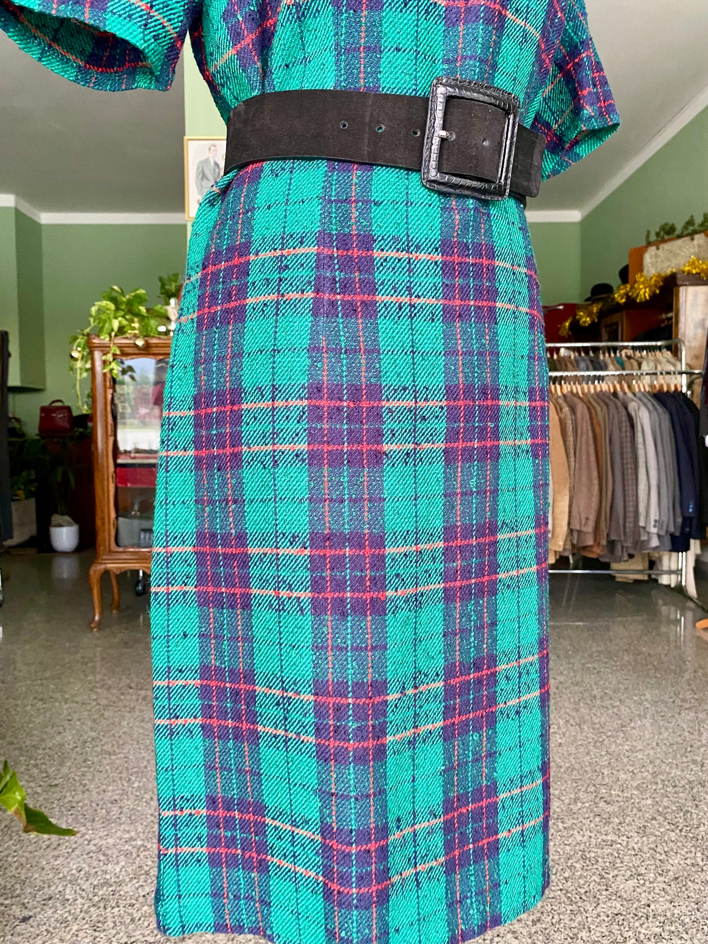 Completo abito + giacca tartan - TG. 42