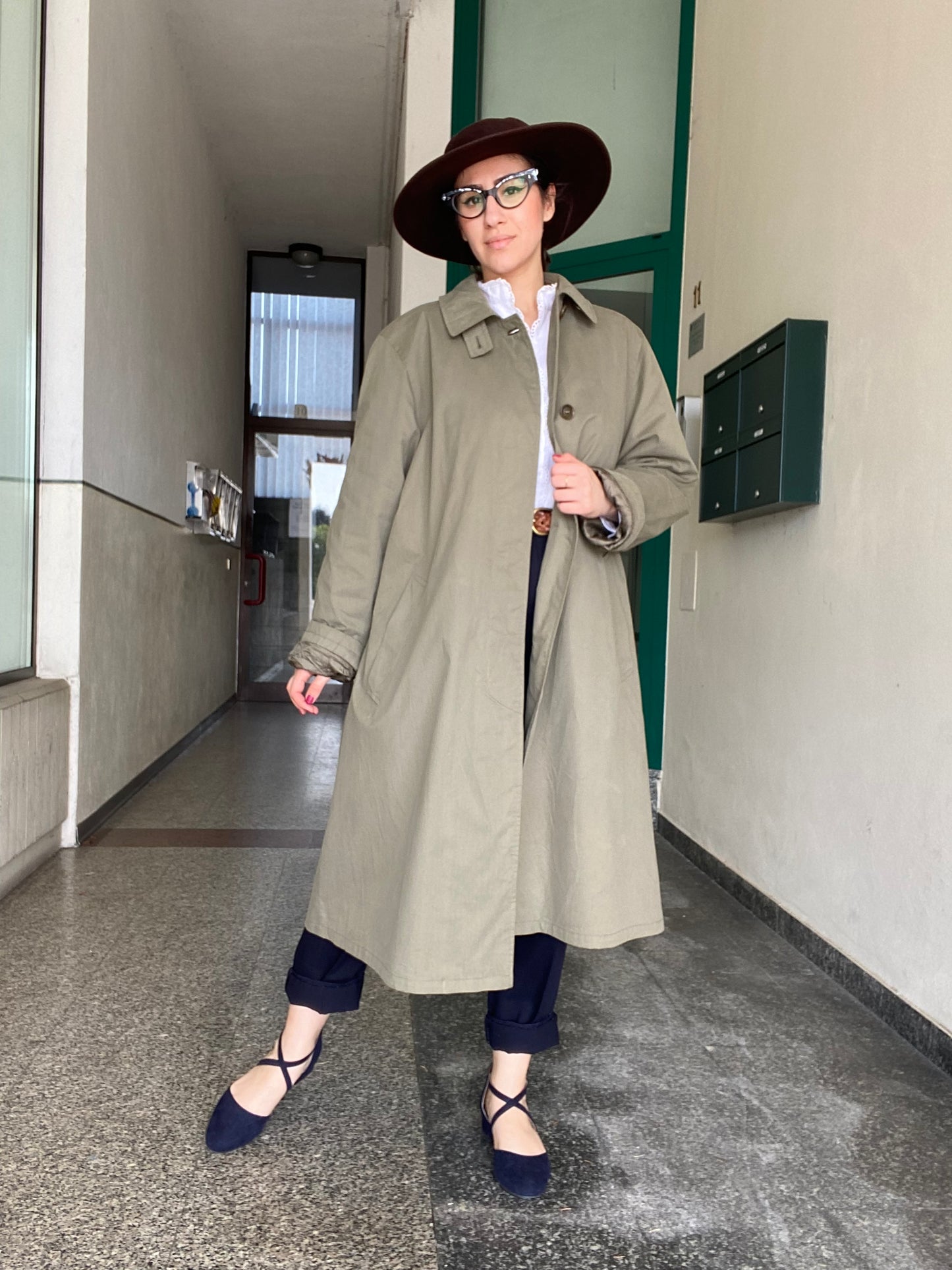 Trench verde militare