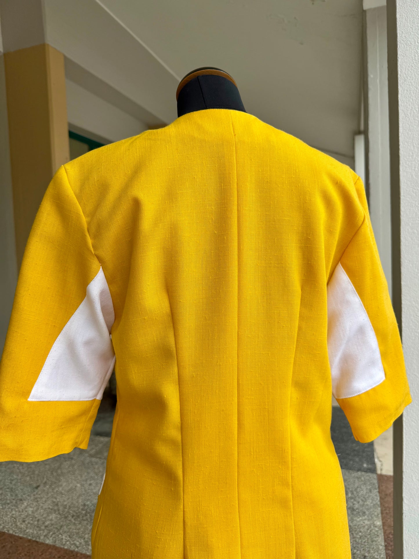 Tailleur anni ‘80 giallo sole - TG. 40