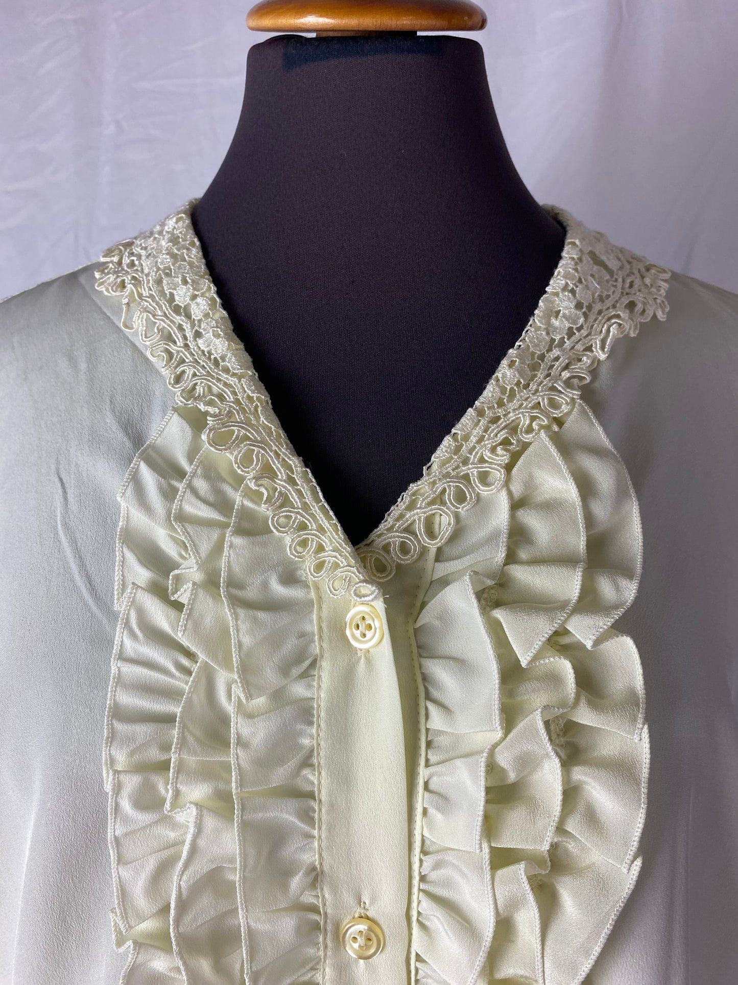 Camicia crema con rouges - TG. 46/48/50