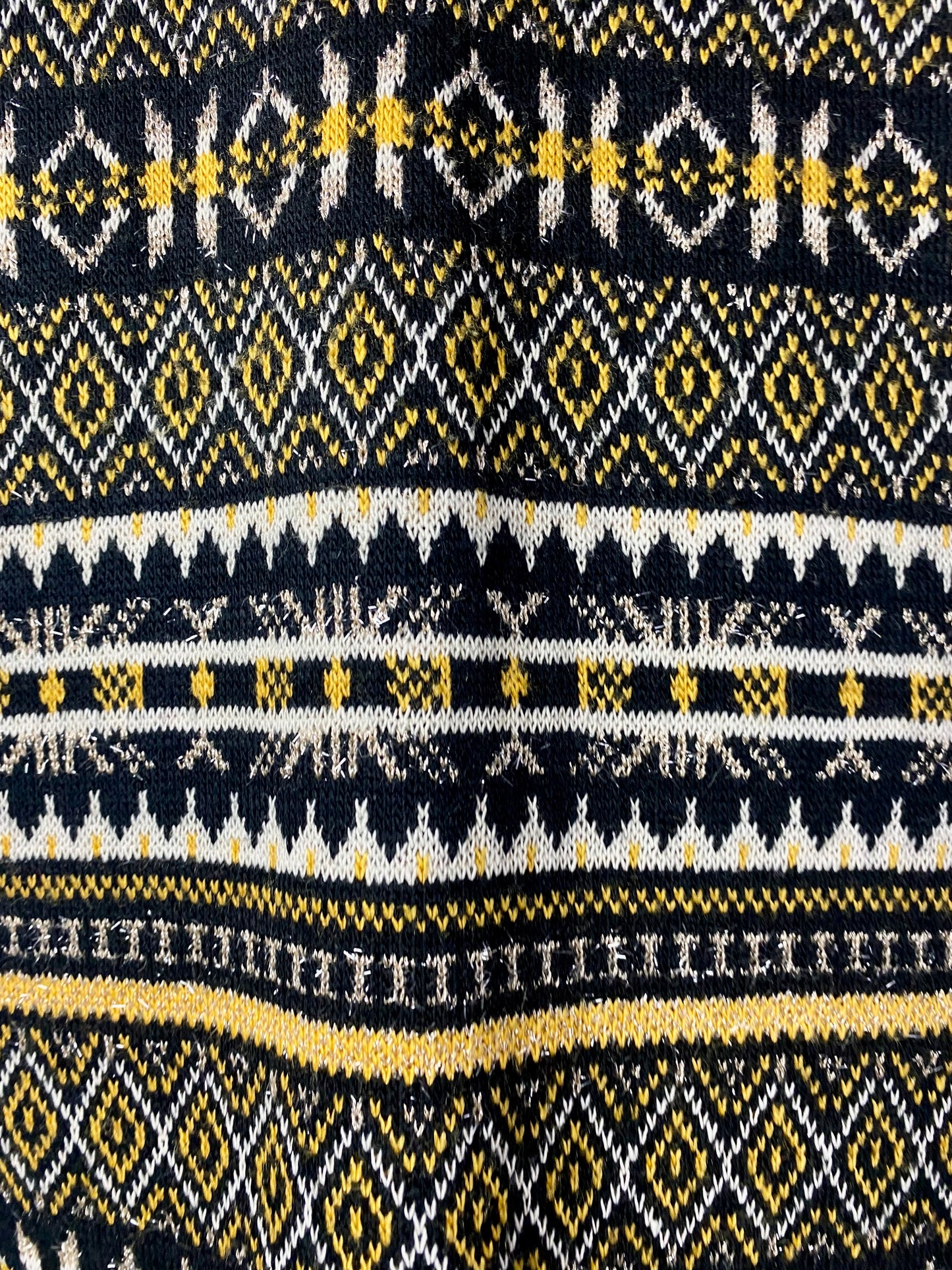 Abito lungo fantasia Fair Isle - TG. 44/46