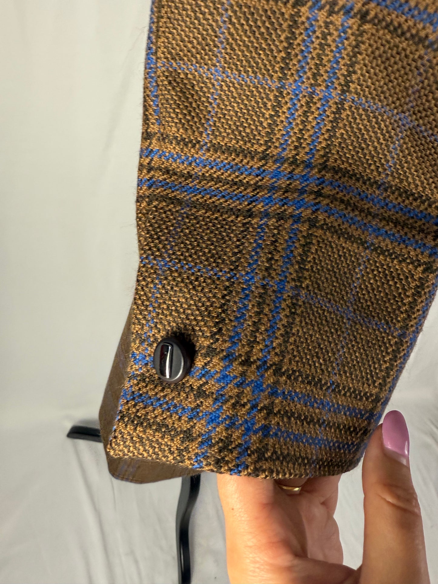 Tailleur anni ’80 power dressing in pura lana - TG. 40