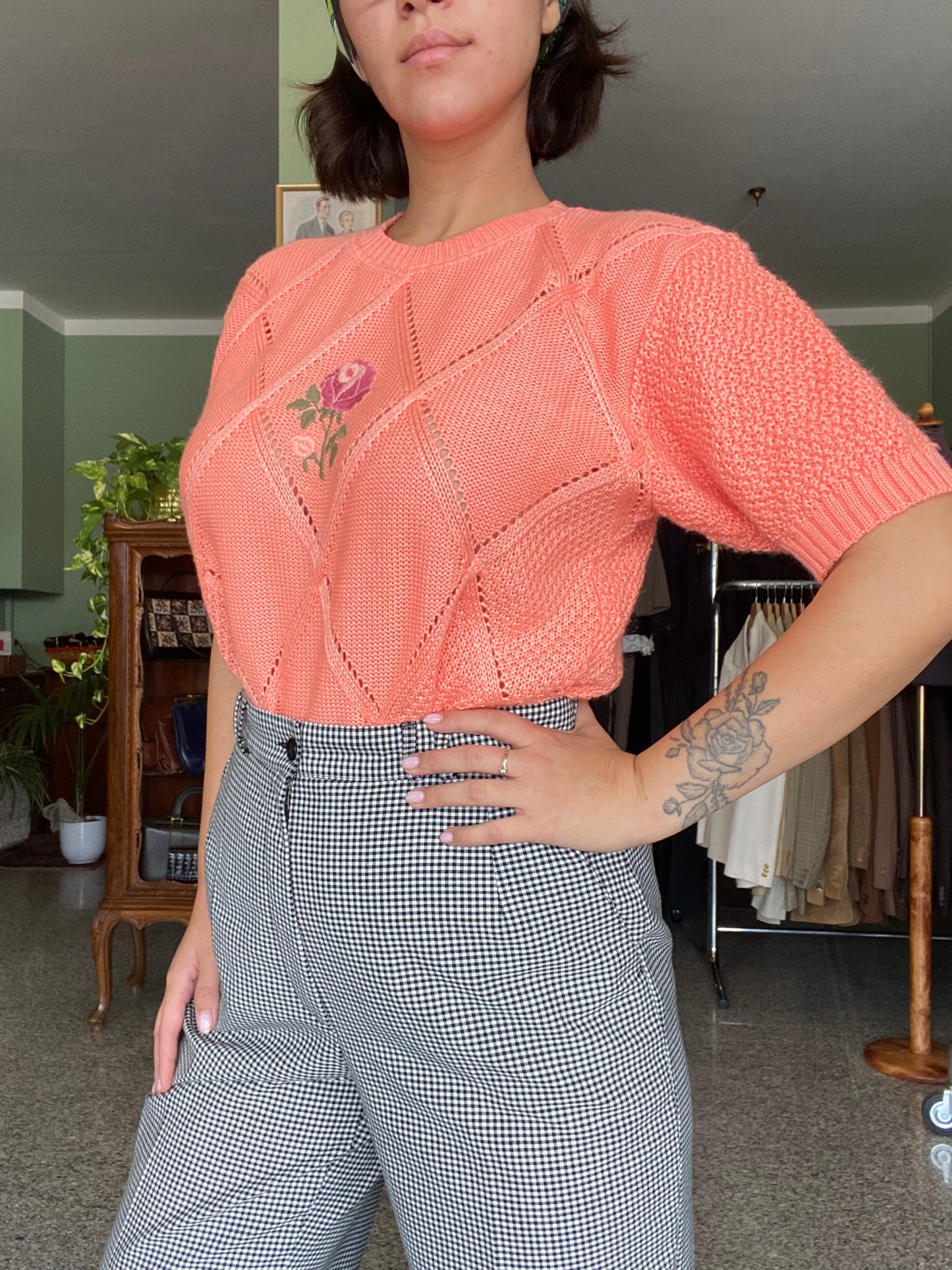 Blusa color corallo - TG. 42/44