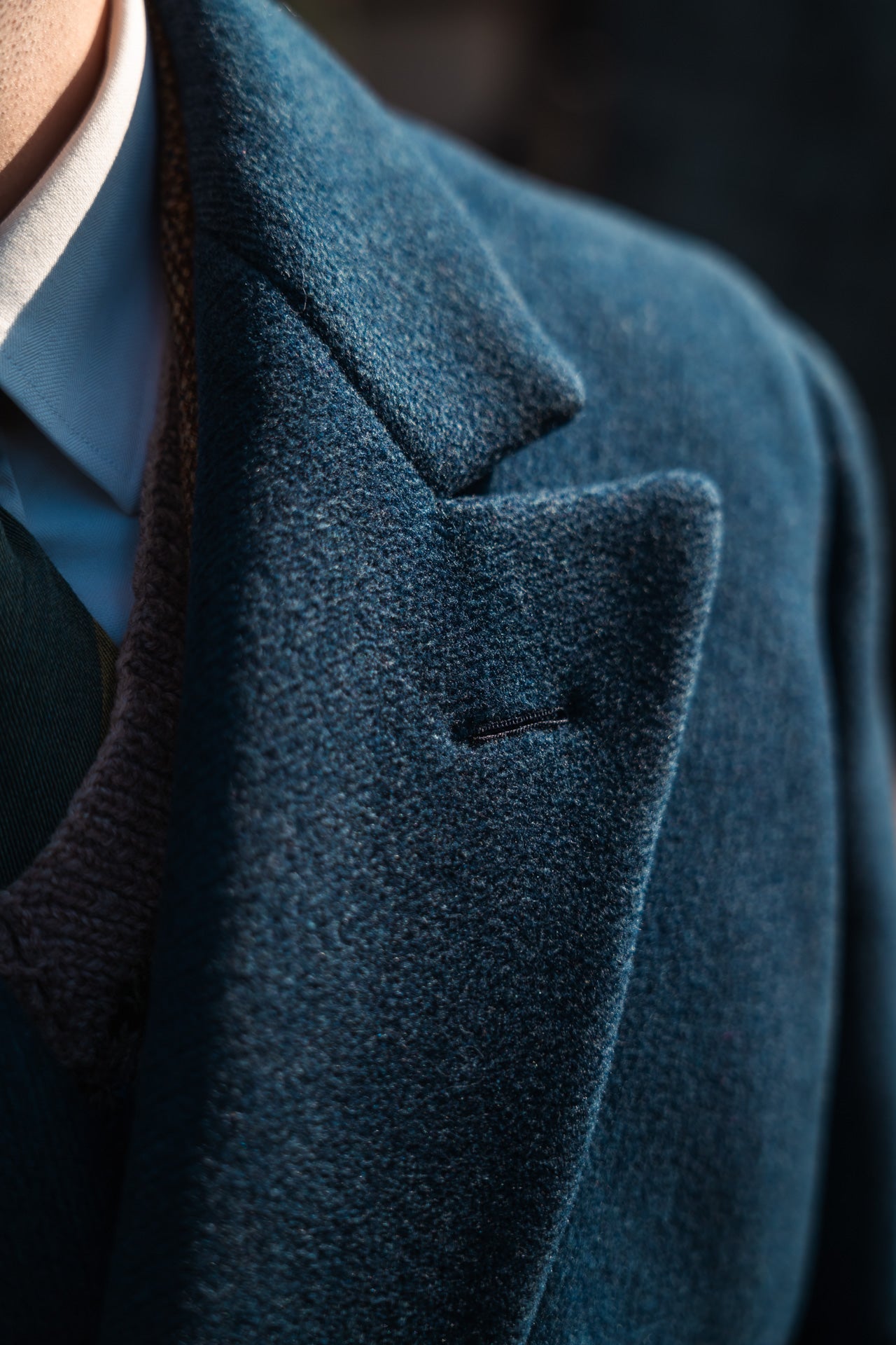 Cappotto doppiopetto anni '40 tg. 52-54