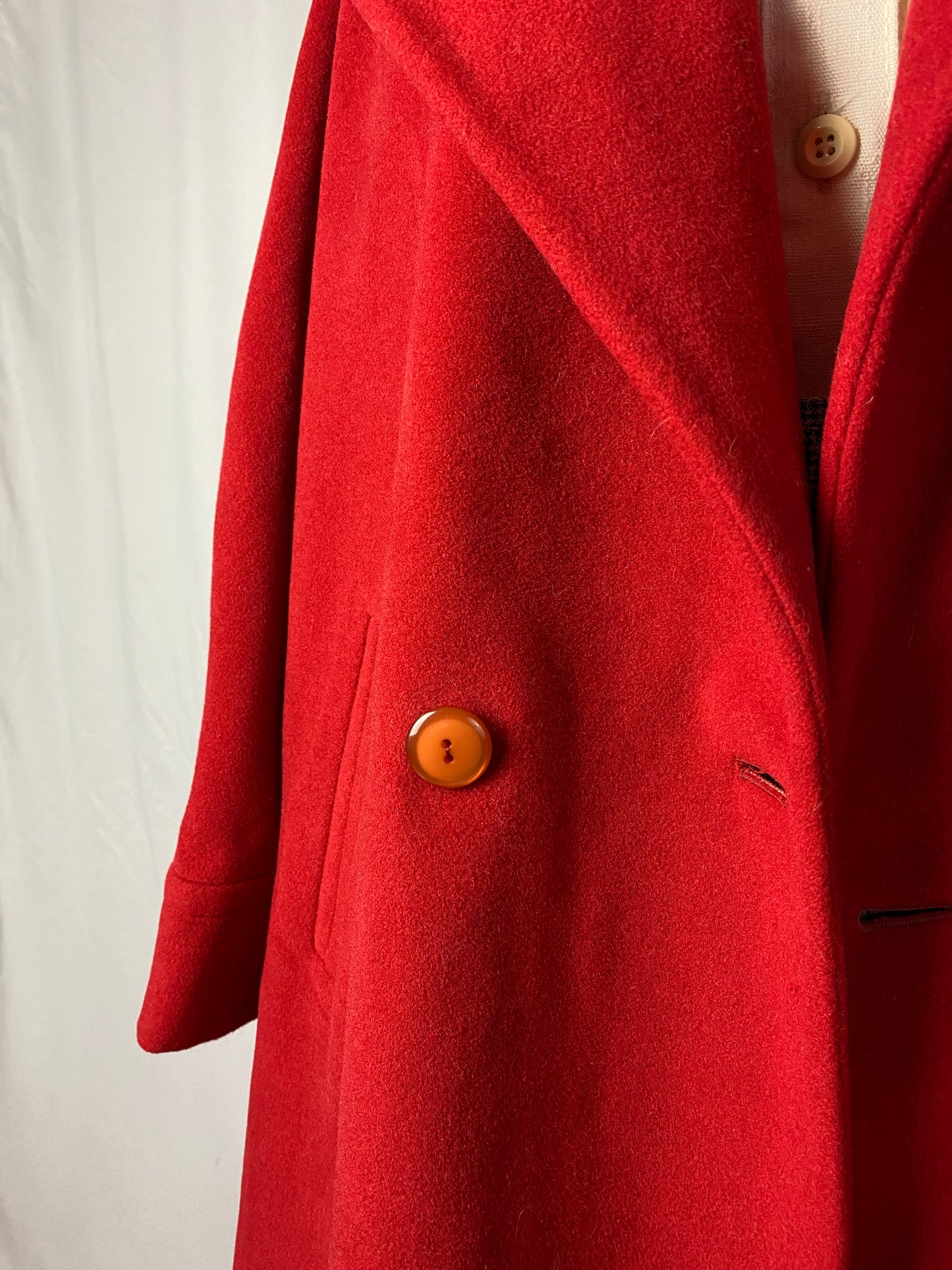 Cappotto rosso anni ‘80 - TG. Ok da 48 in su - guarda le misure