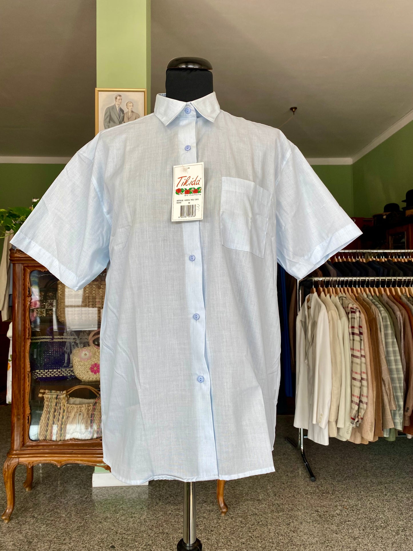 Camicia in cotone nuova fondo di magazzino- TG. 44 circa