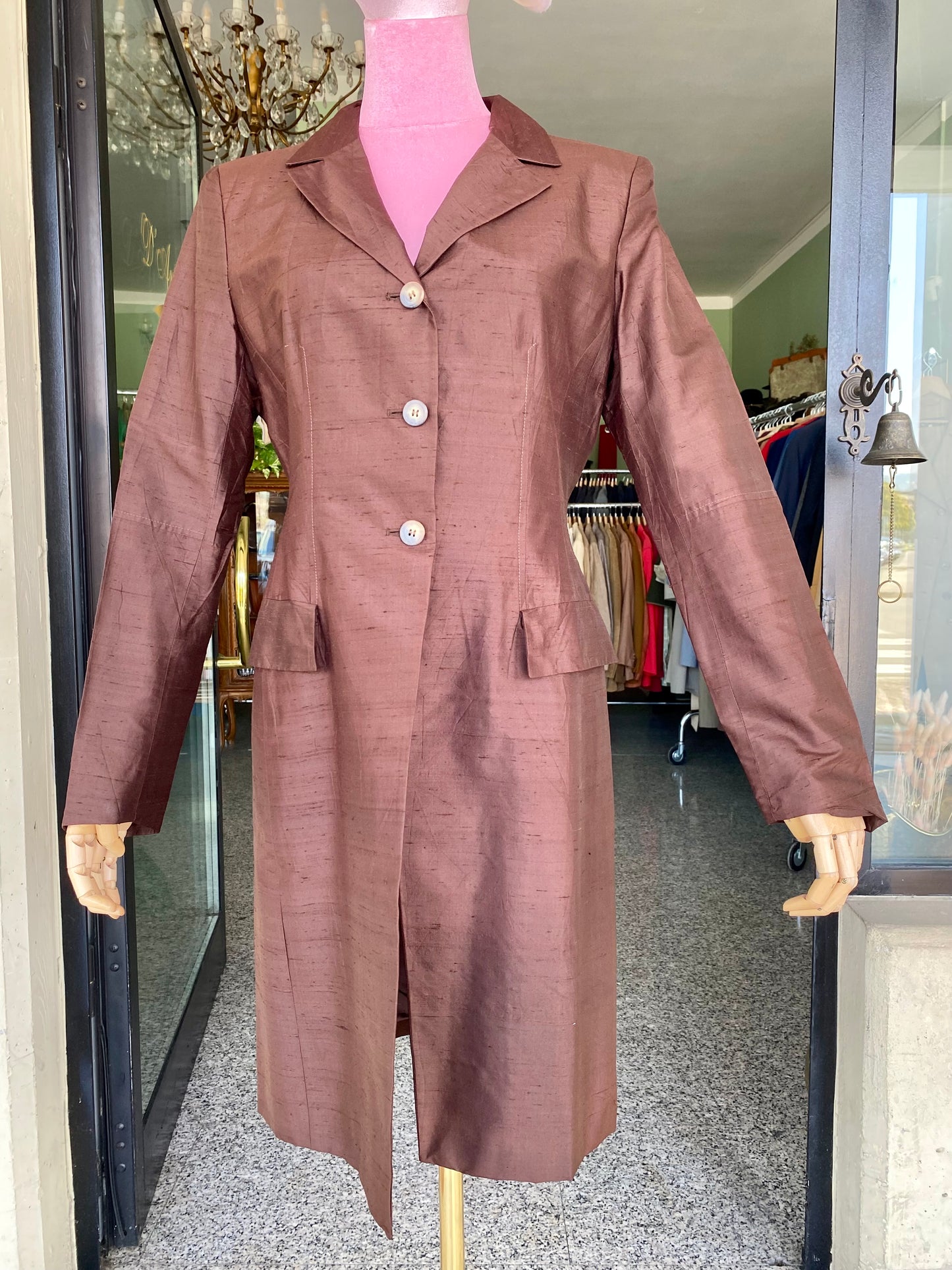 Soprabito in shantung di seta - TG. 42