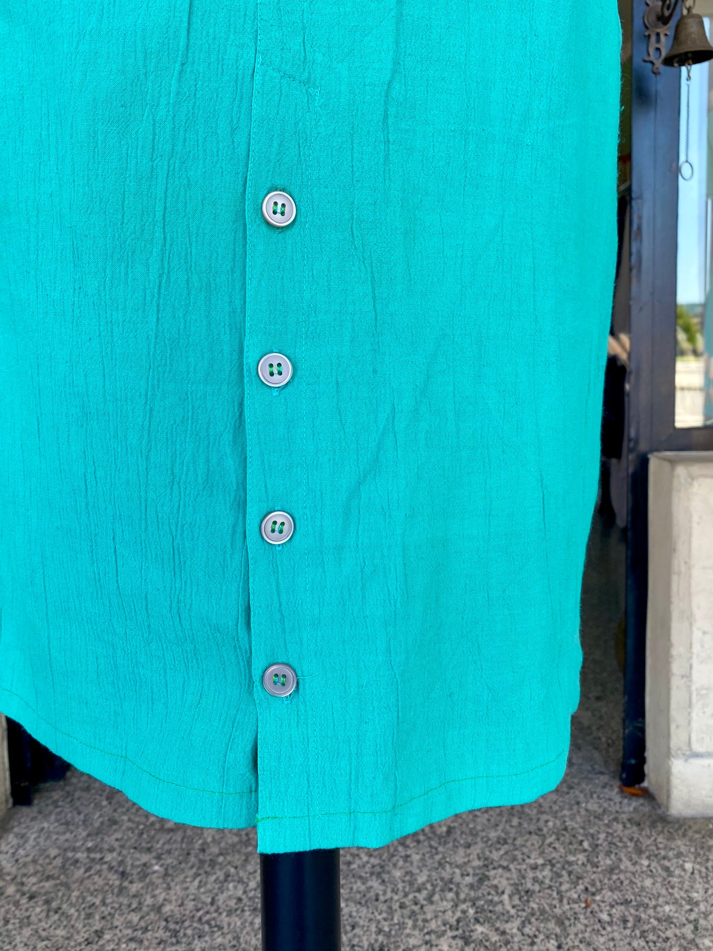 Gonna Capri in cotone Verde Acqua - TG. 38/40