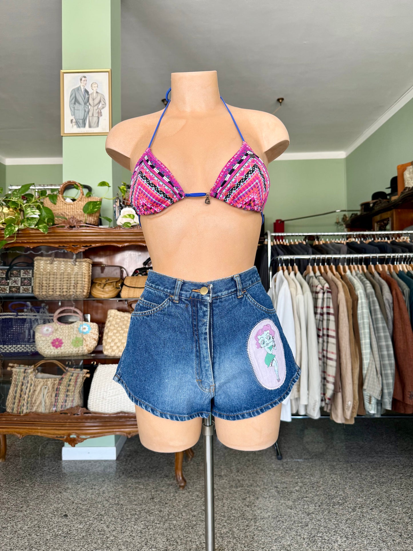 Shorts in jeans Betty Boop - TG. 38
