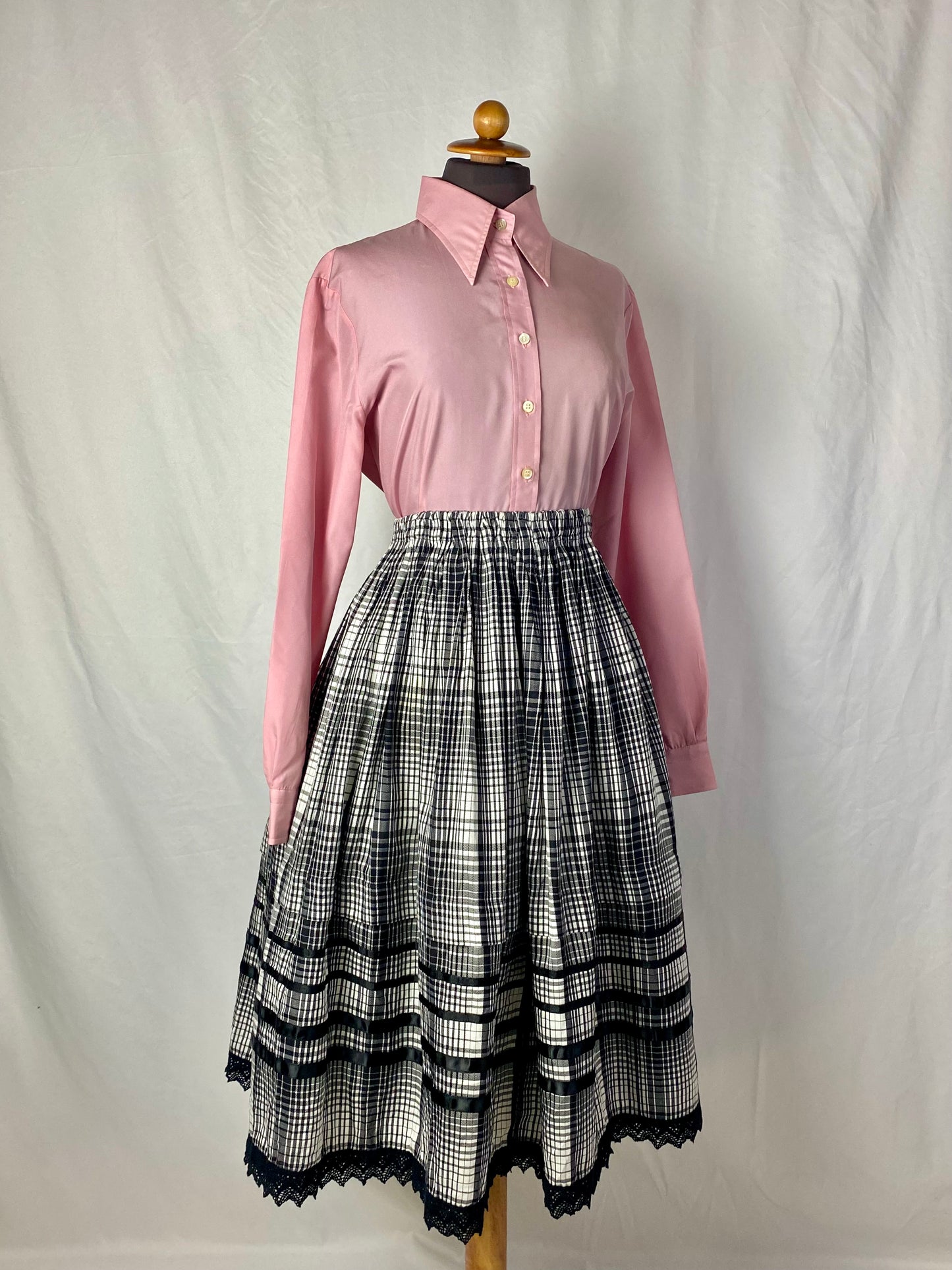 Camicia anni ‘70 rosa - TG. 44