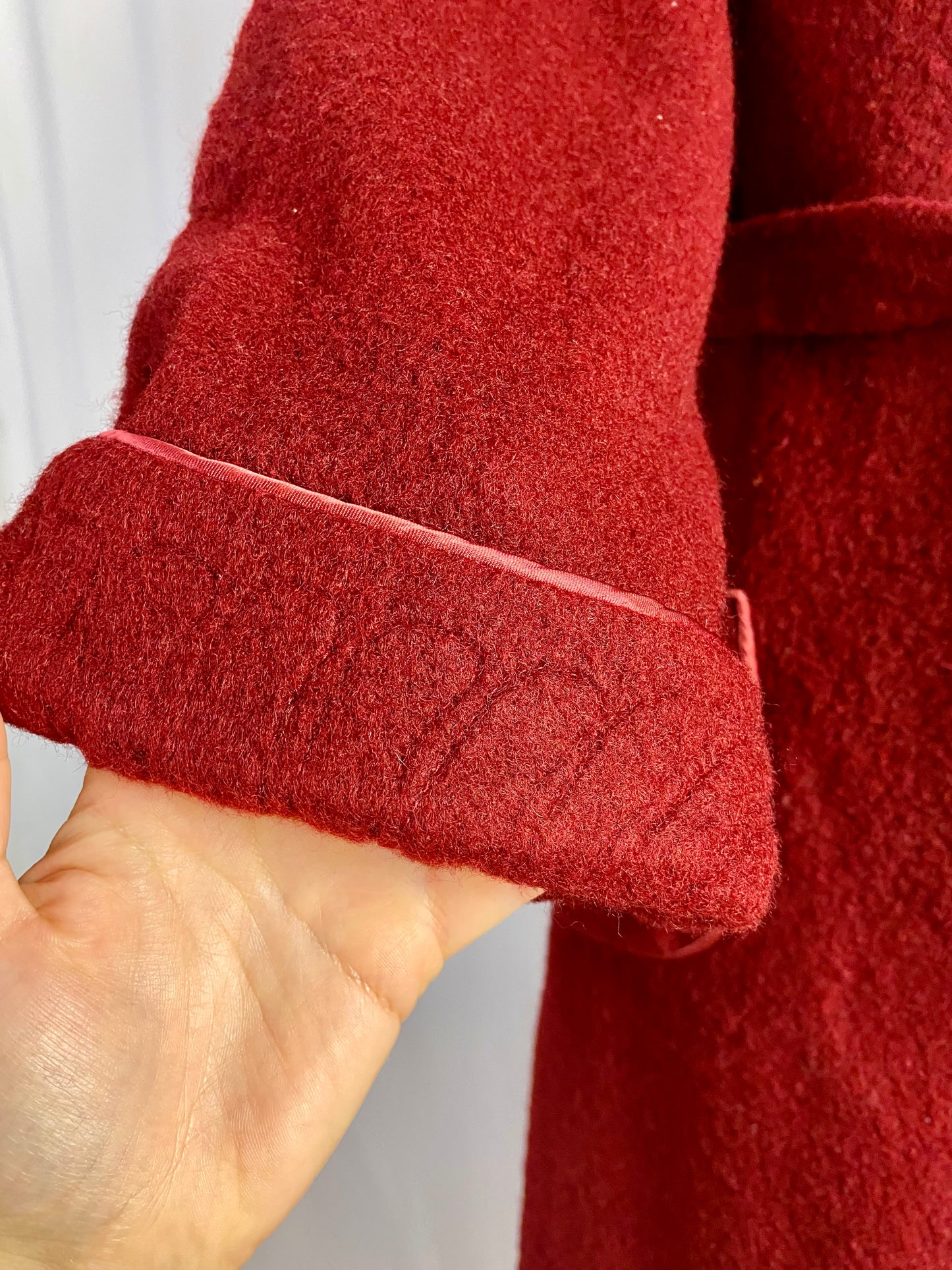 Vestaglia di lana rossa - TG. 40/42