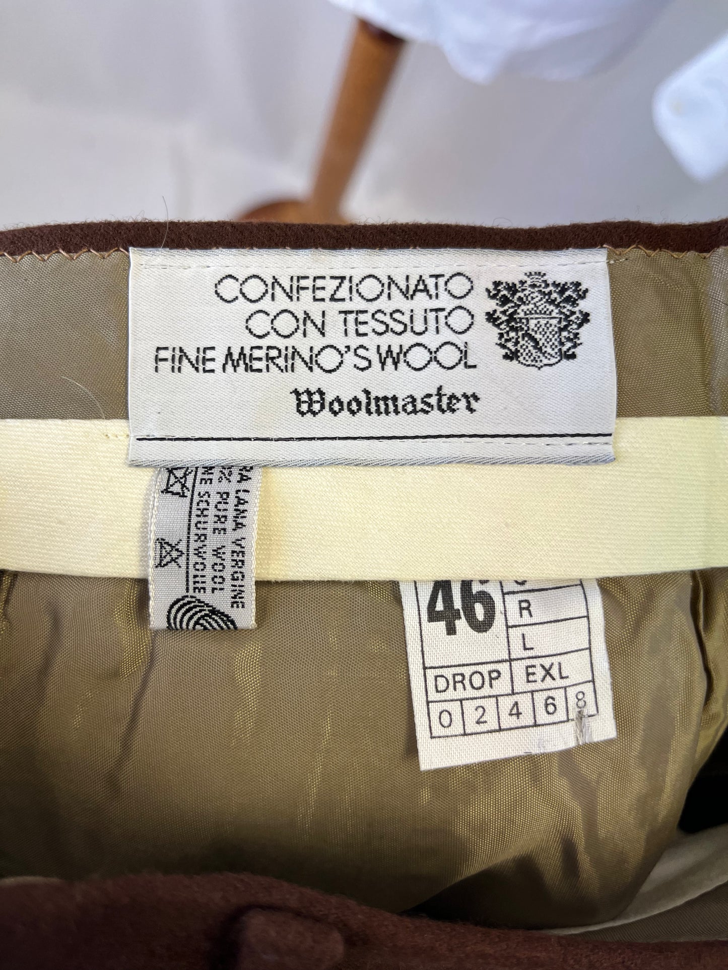 Calzoni lana cioccolato tg. 44