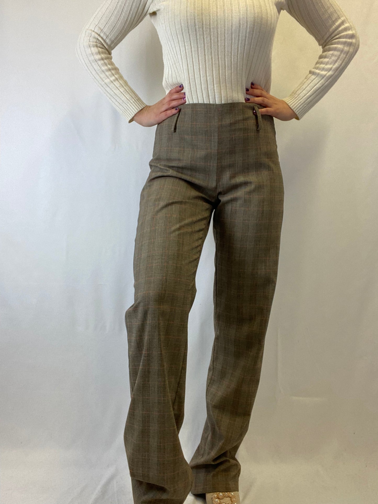 Pantaloni pied de poule - TG. 42