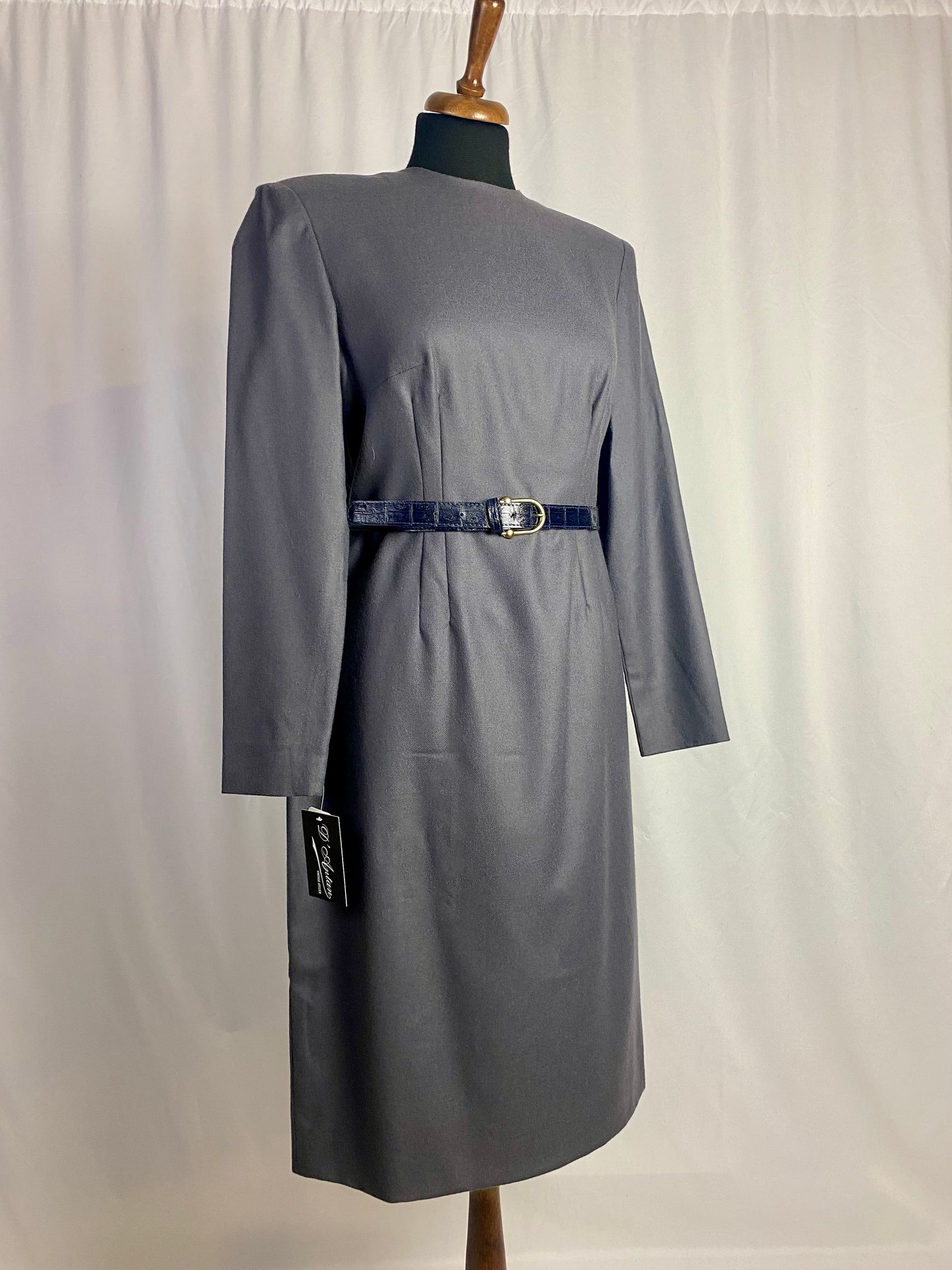 Abito sartoriale lana e cashmere - TG. 42