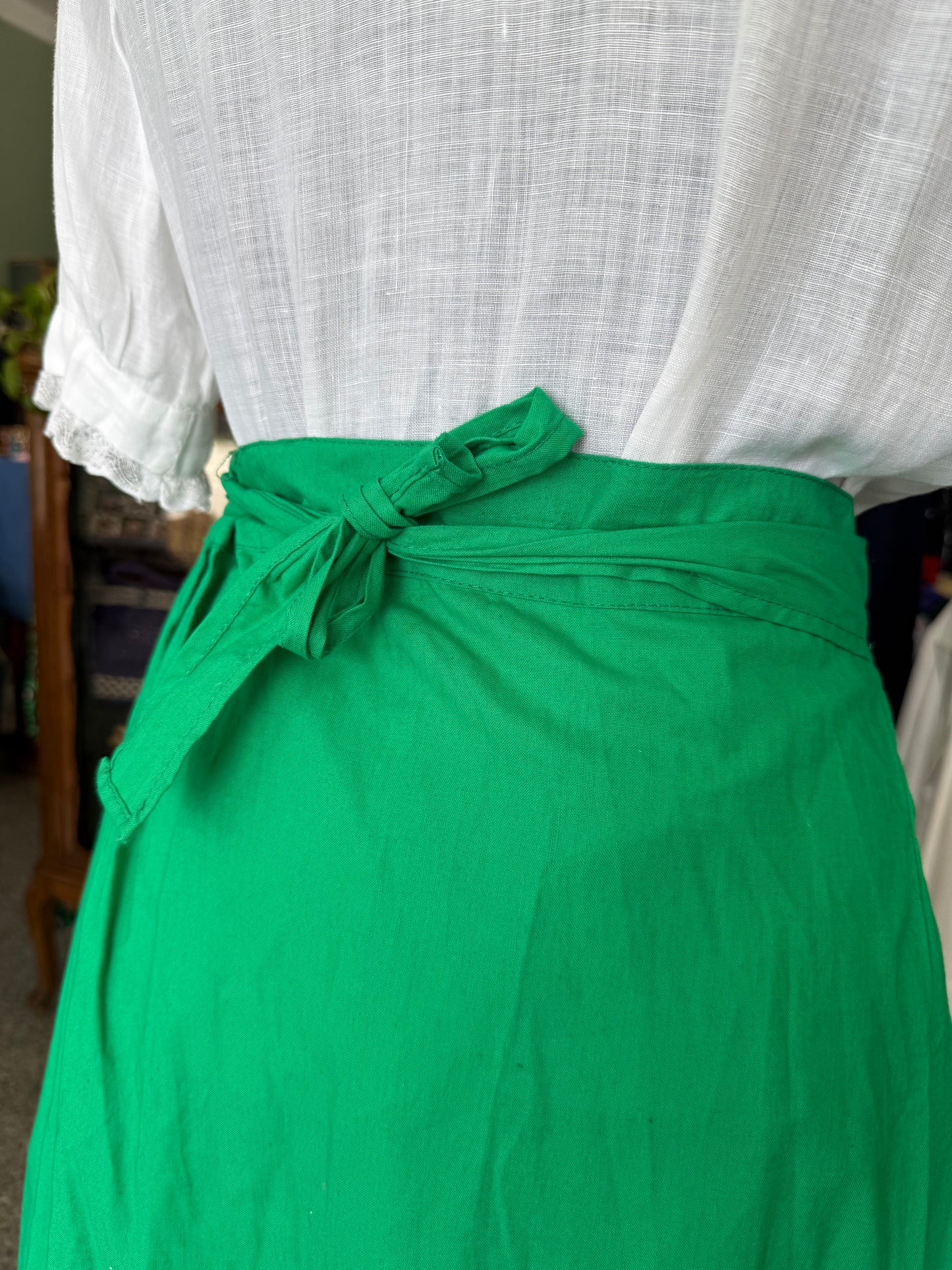 Gonna verde prato stile ‘50s - TG. 50