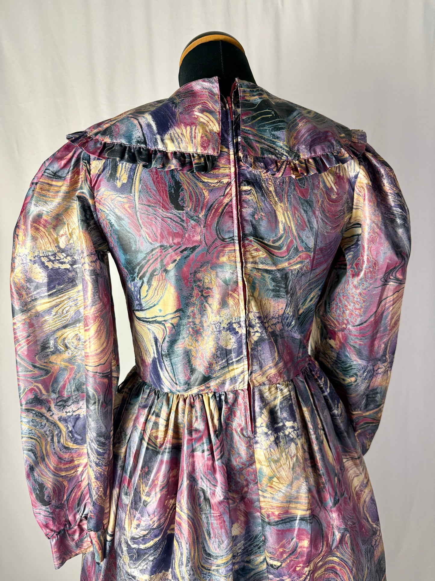 Abito anni ‘80 stampa marmorizzata - TG. 40