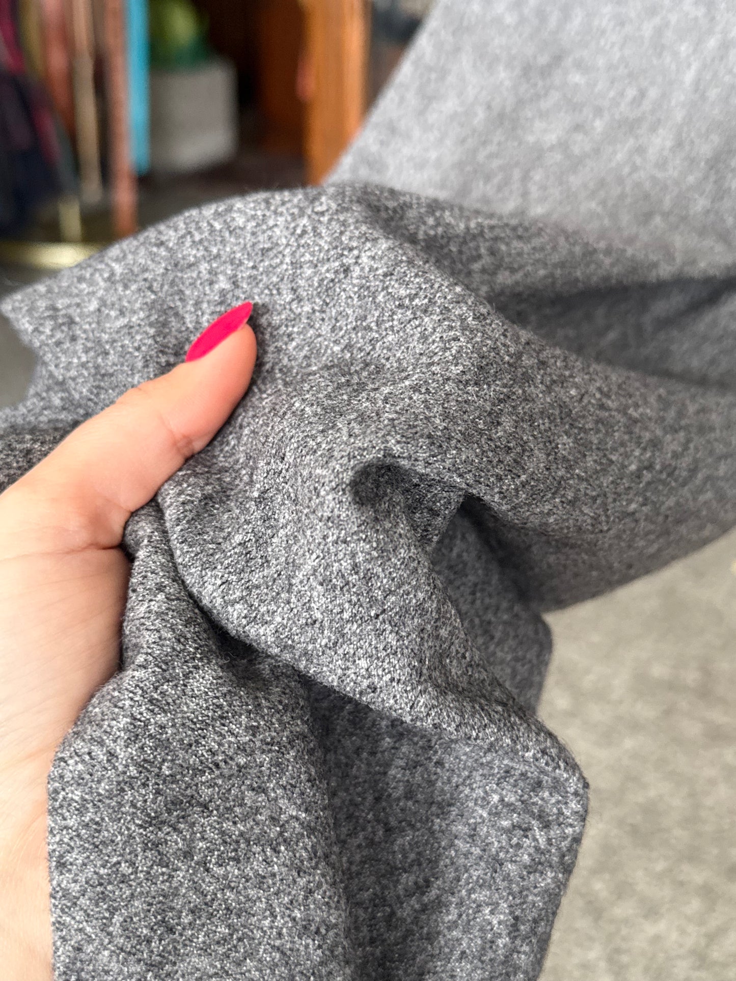 Pantaloni classici in lana grigi - TG. 40/42