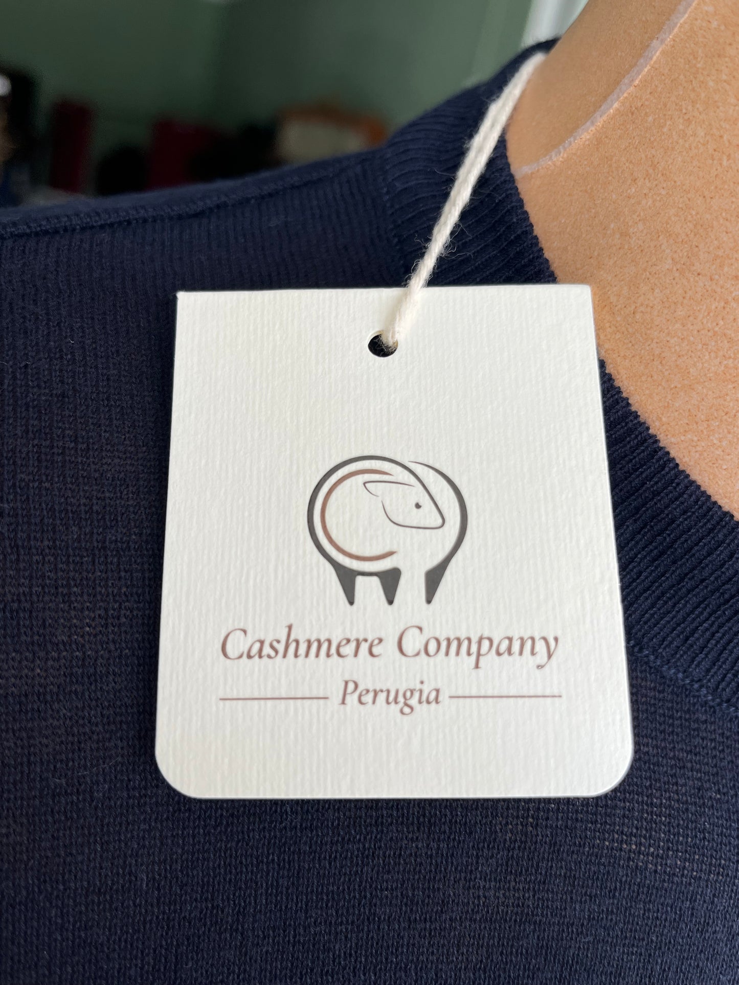 T-shirt a maniche corte cotone/lino tg. 52