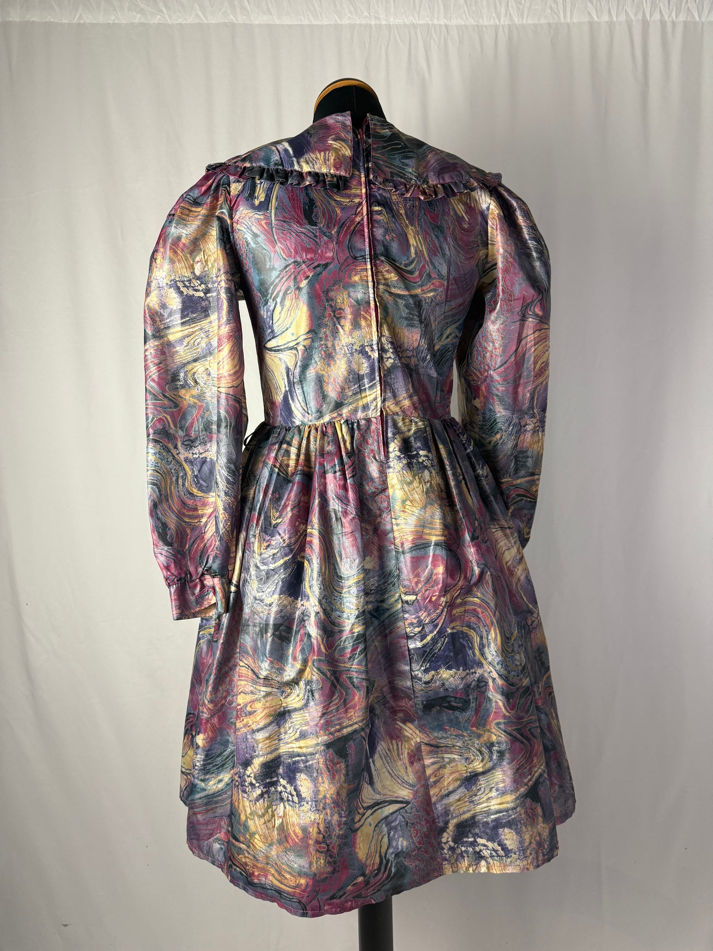 Abito anni ‘80 stampa marmorizzata - TG. 40