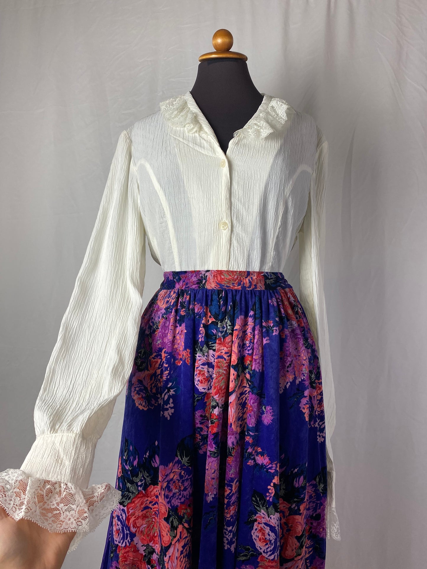 Camicia in cotone goffrato - TG. 44