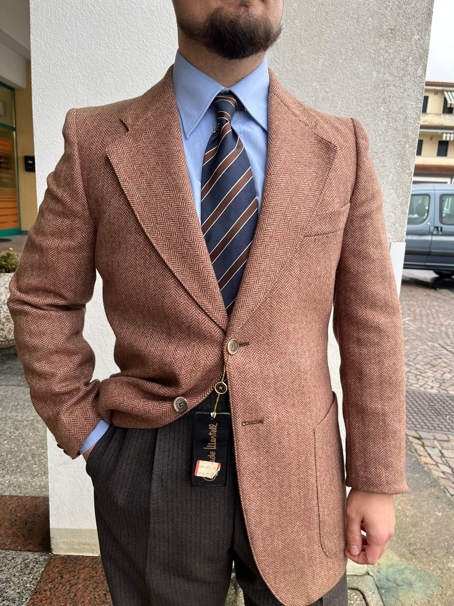 Giacca in tweed anni ‘70 tg. 48