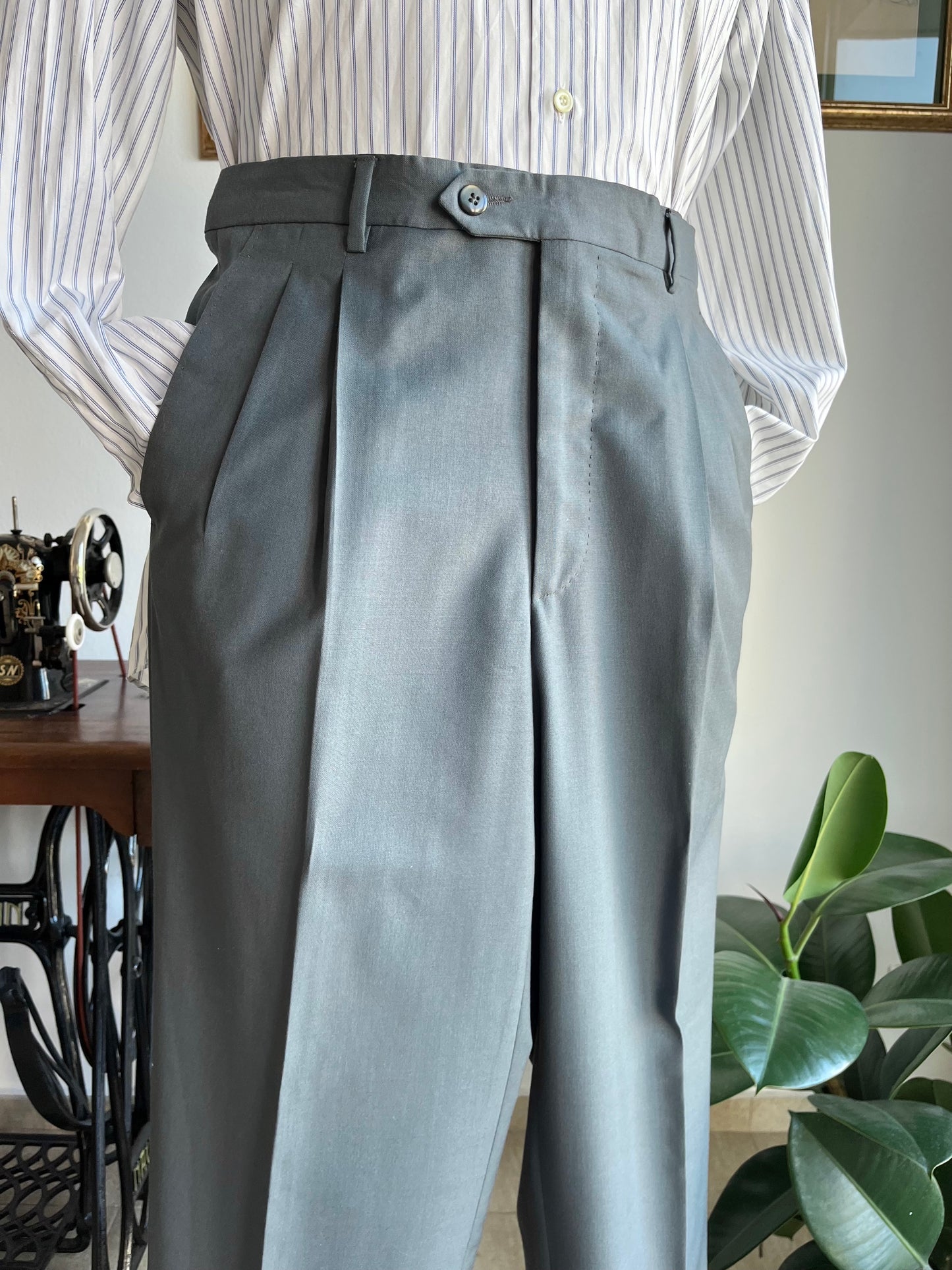 Completo anni '80 azzurro Tiffany
