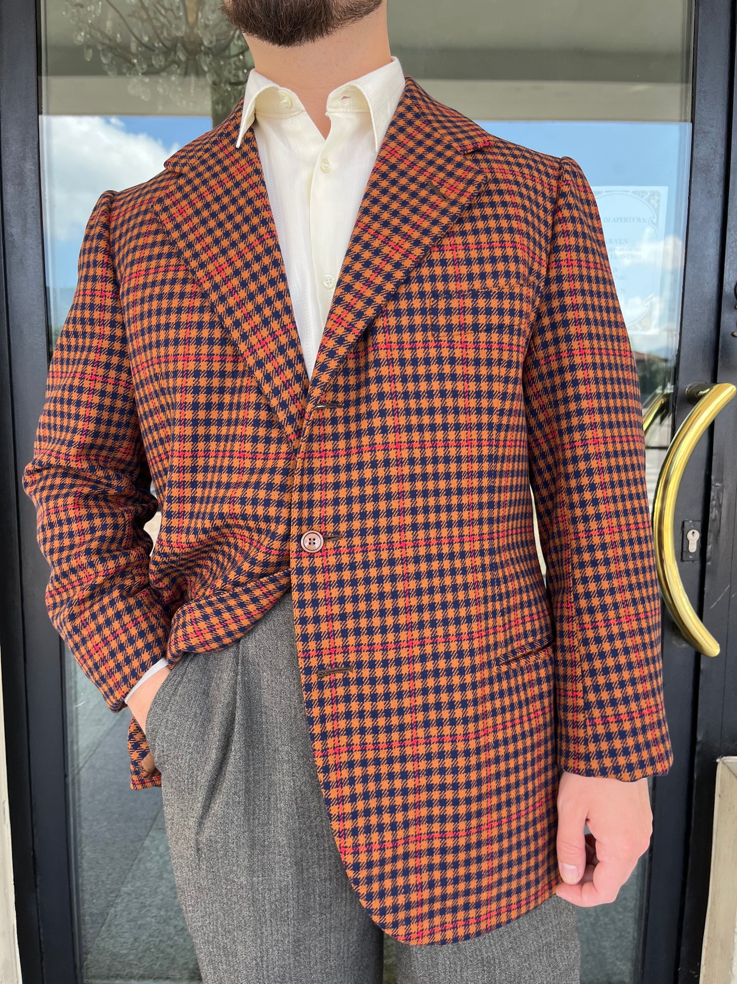 Giacca anni '80 sartoriale tg. 54