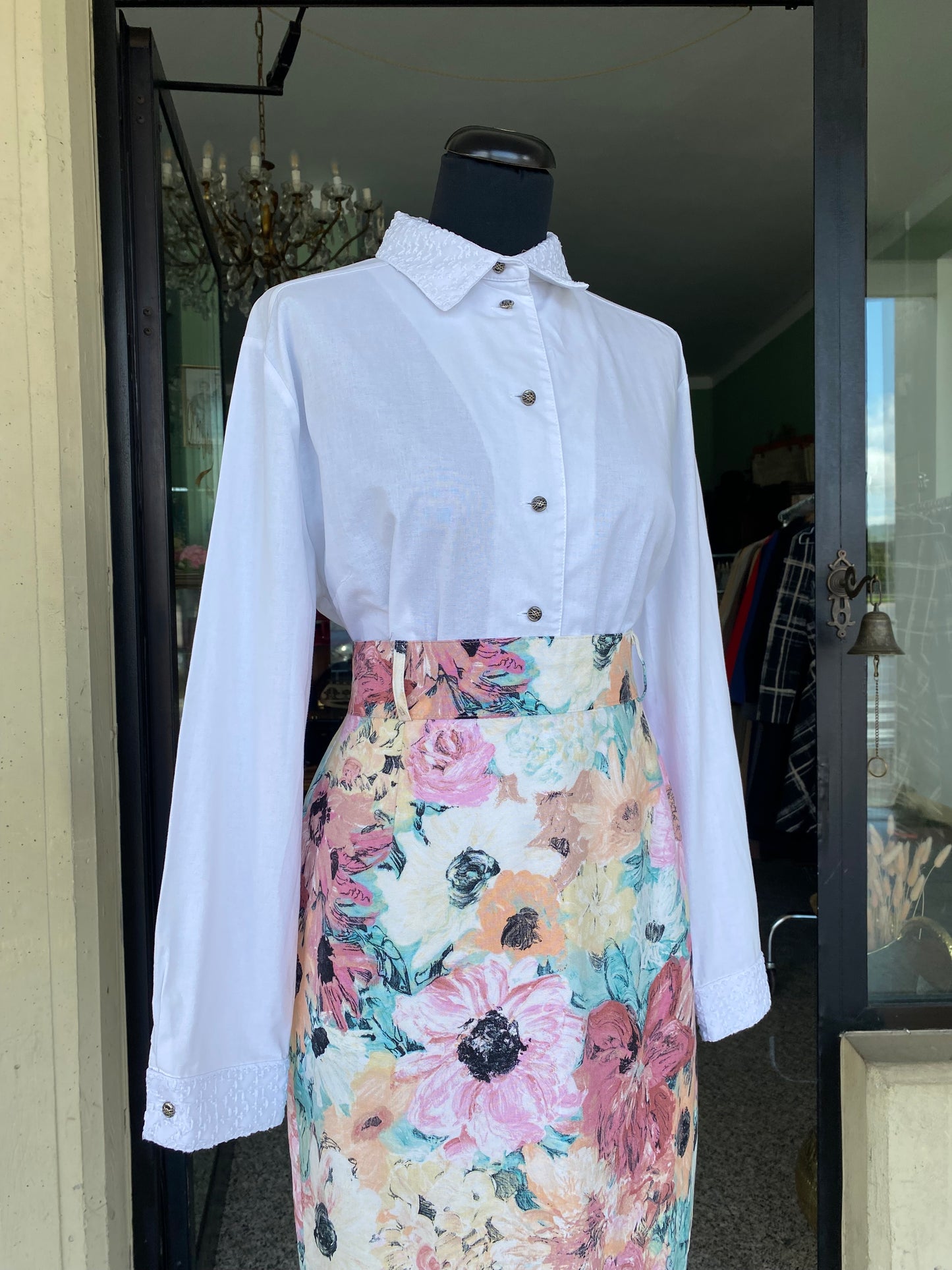 Camicia bianca in cotone - TG. 44