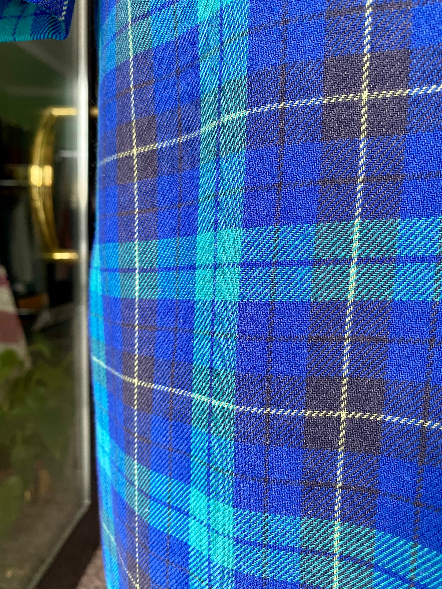 Abito tartan blu - TG. 44/46