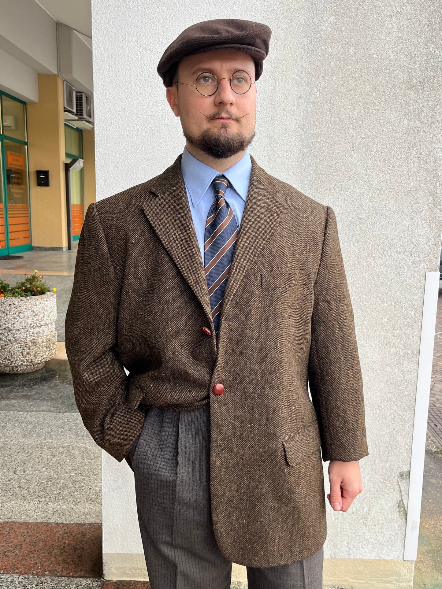 Giacca in tweed anni ‘80 tg. 58-60