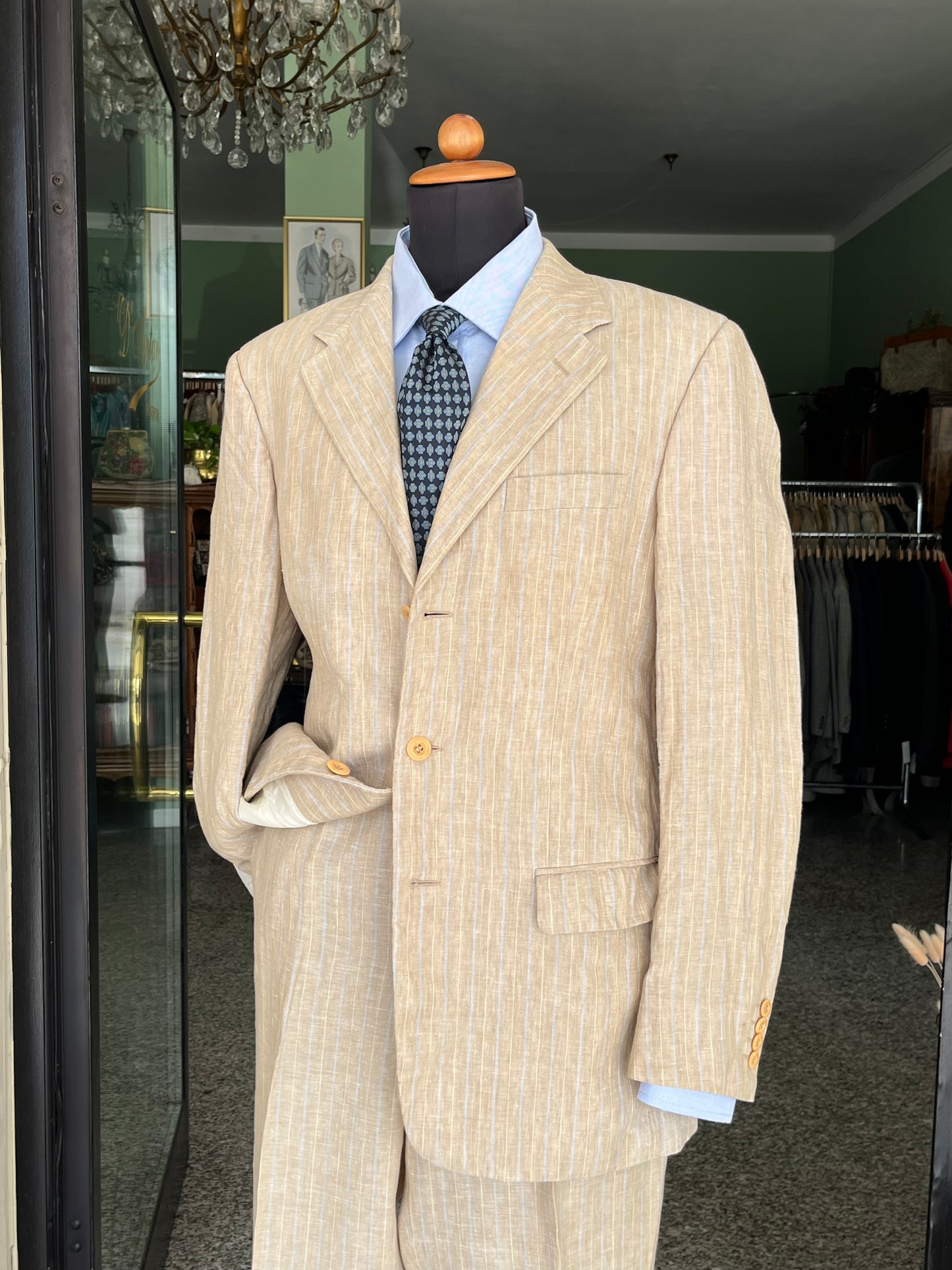 Completo in lino tg. 50-52