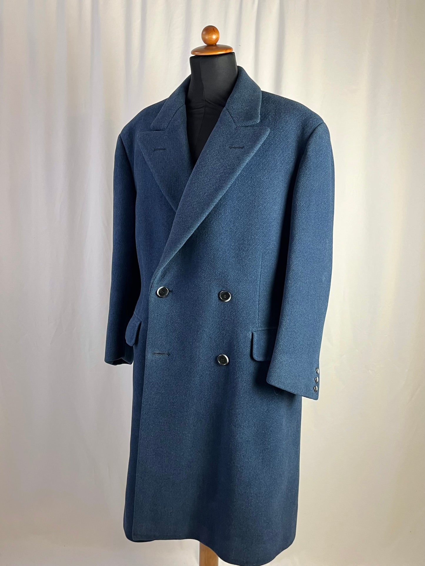 Cappotto doppiopetto anni '40 tg. 52-54