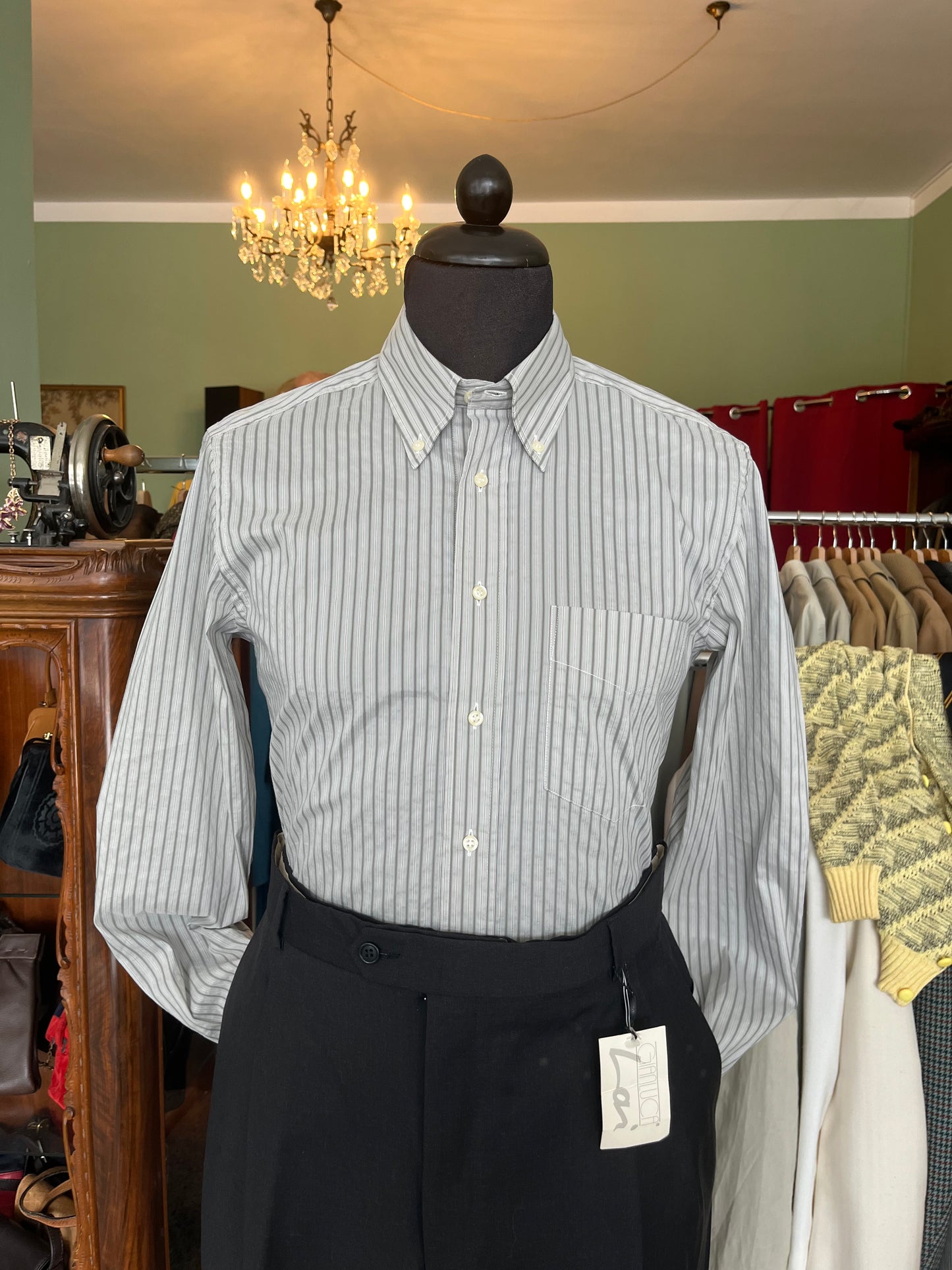 Camicia anni ‘80 elasticizzata tg. S-M