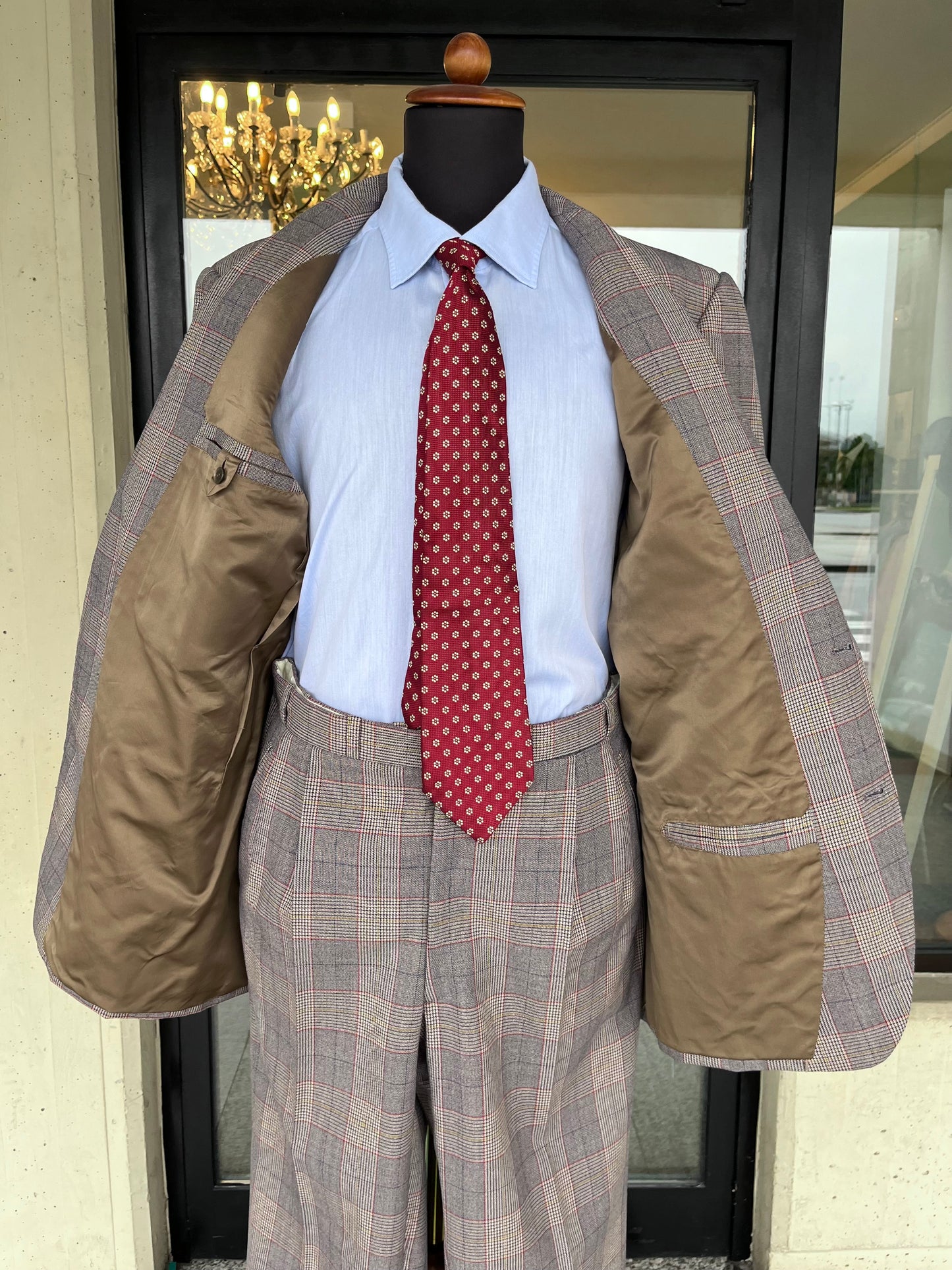 Completo sartoriale anni ‘80 Principe di Galles tg. 52-54